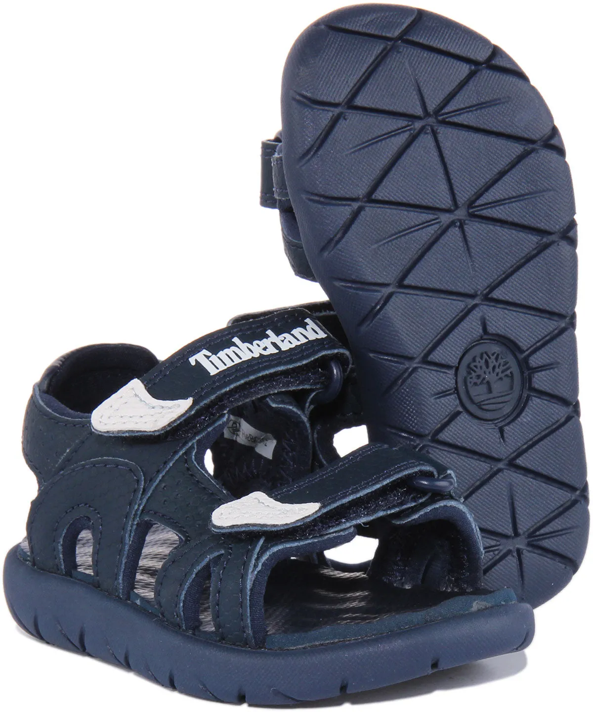 Timberland Perkins Row A2N2F 2 Strap In Blue For Infants Shoes Timberland