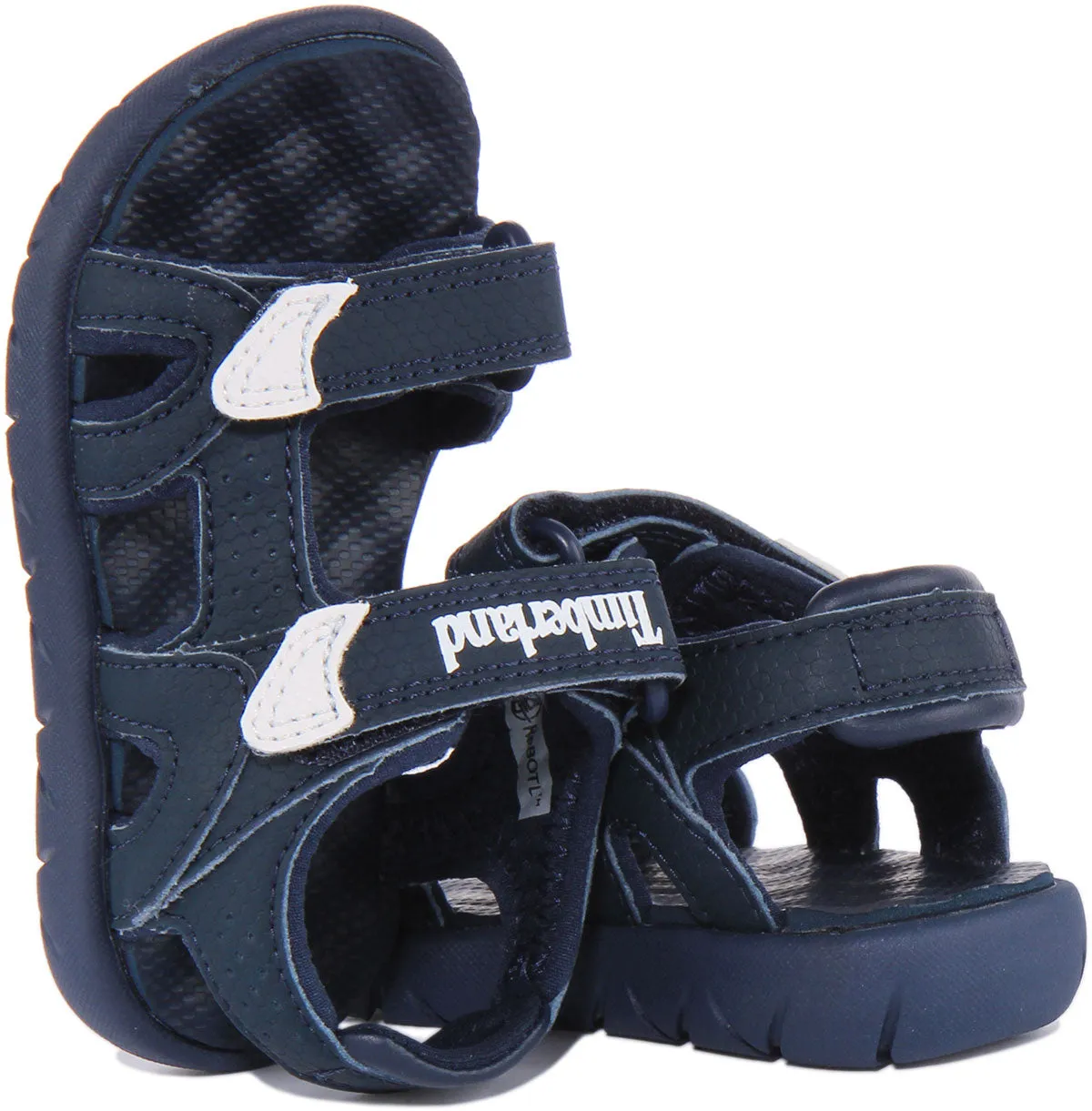 Timberland Perkins Row A2N2F 2 Strap In Blue For Infants Shoes Timberland