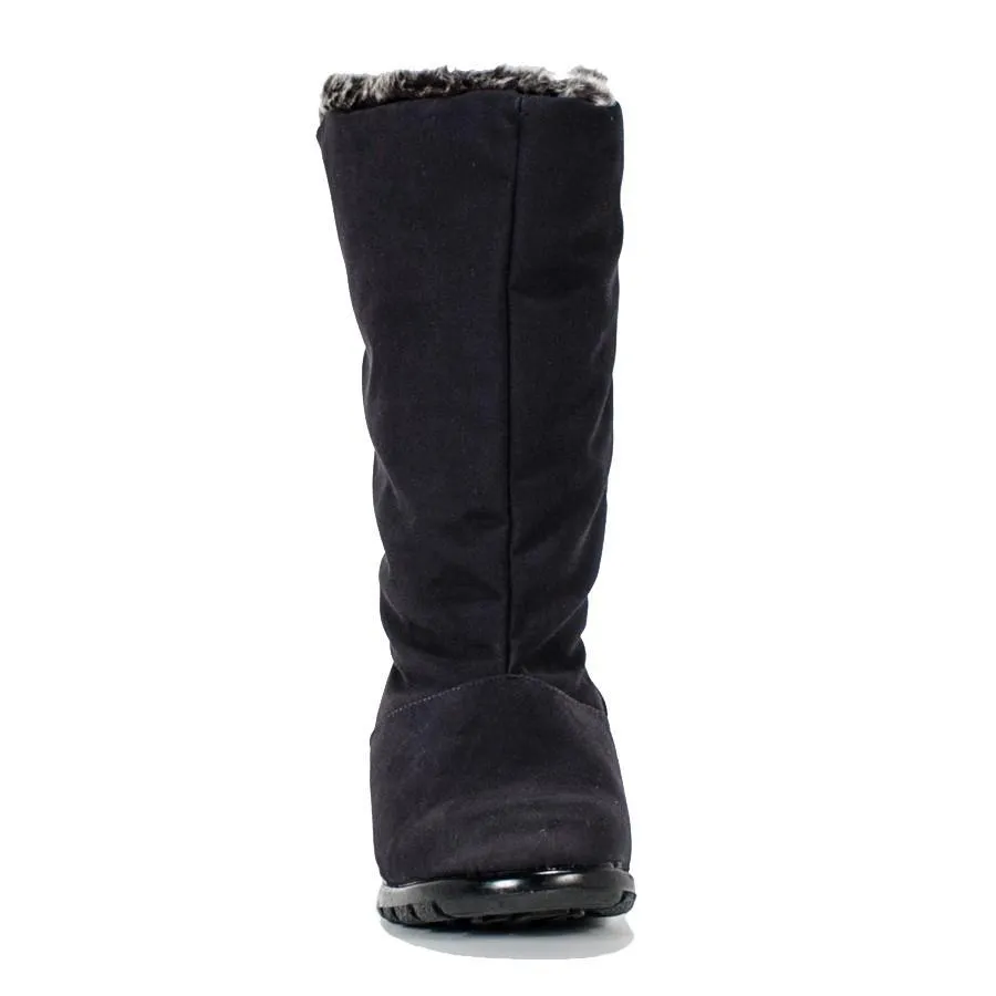 Toe Warmers Women's Janet WATERPROOF Boot  Black Fabric