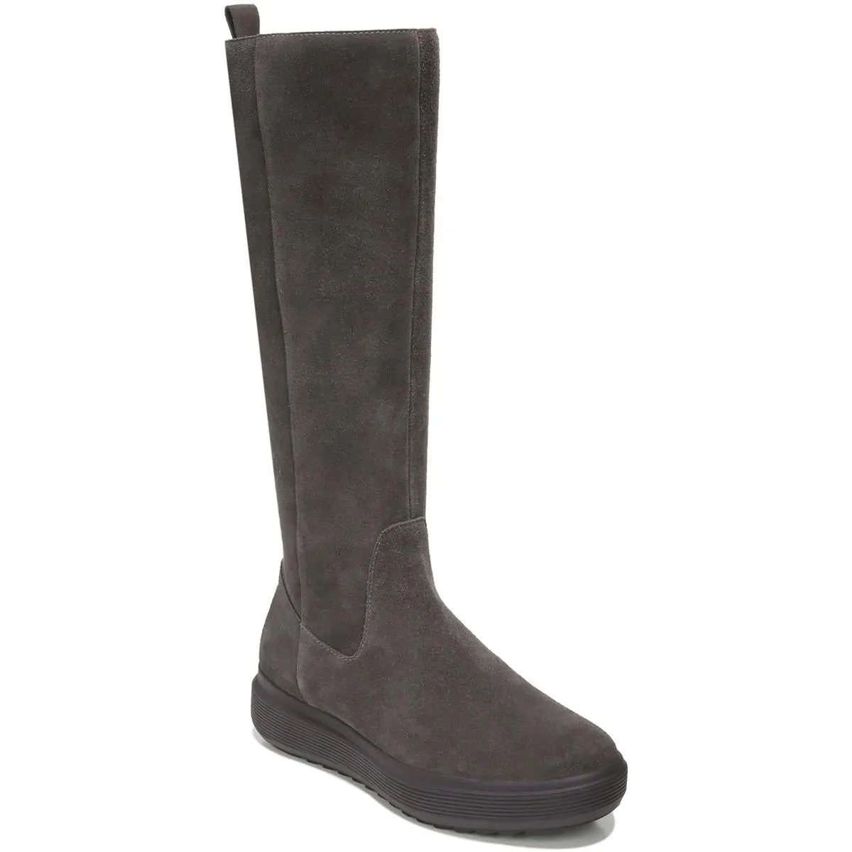Torence Womens Zipper Wedge Knee-High Boots