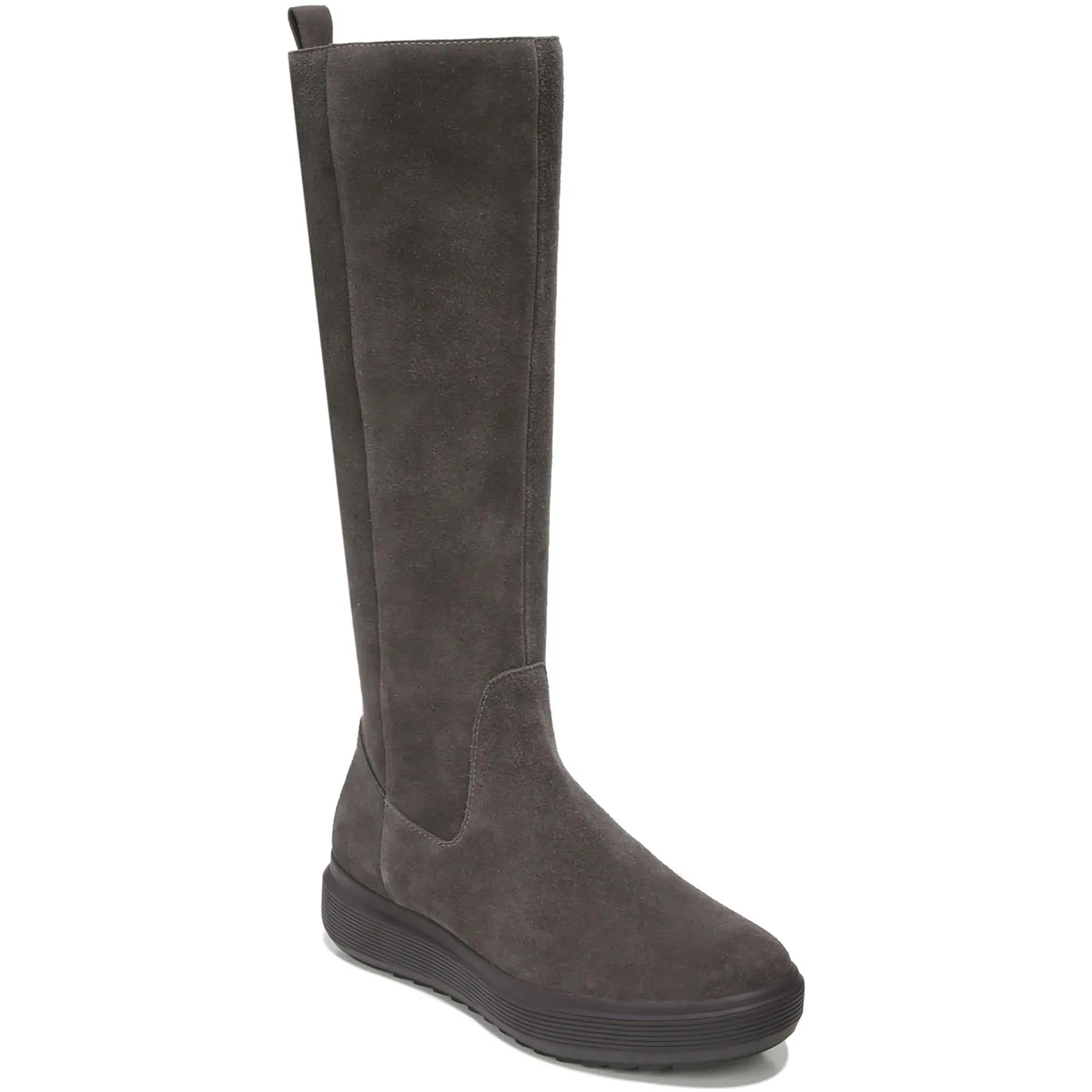 Torence Womens Zipper Wedge Knee-High Boots