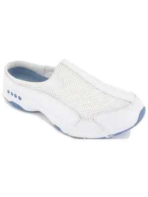 Travel Time Womens Leather Slip On Clogs