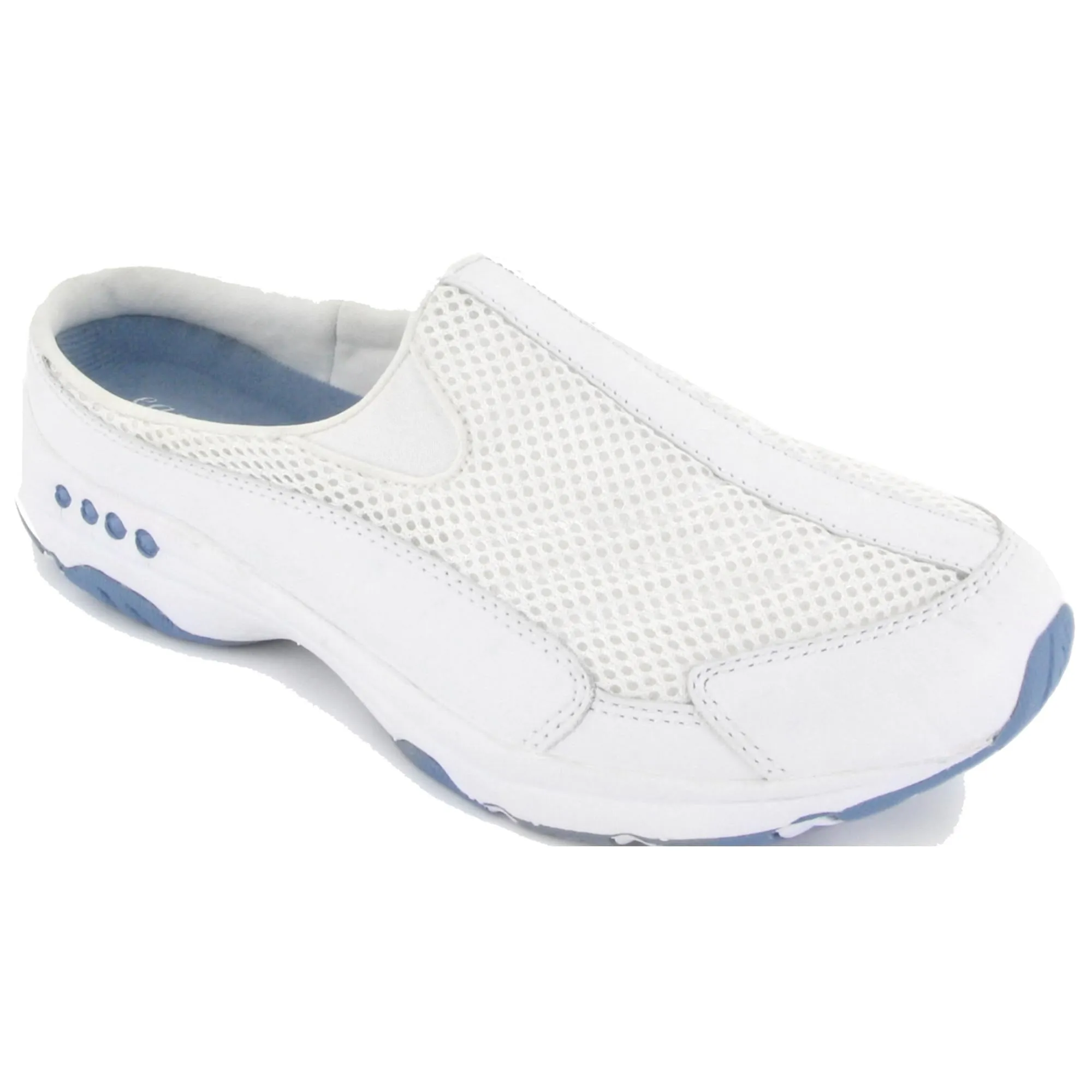 Travel Time Womens Leather Slip On Clogs