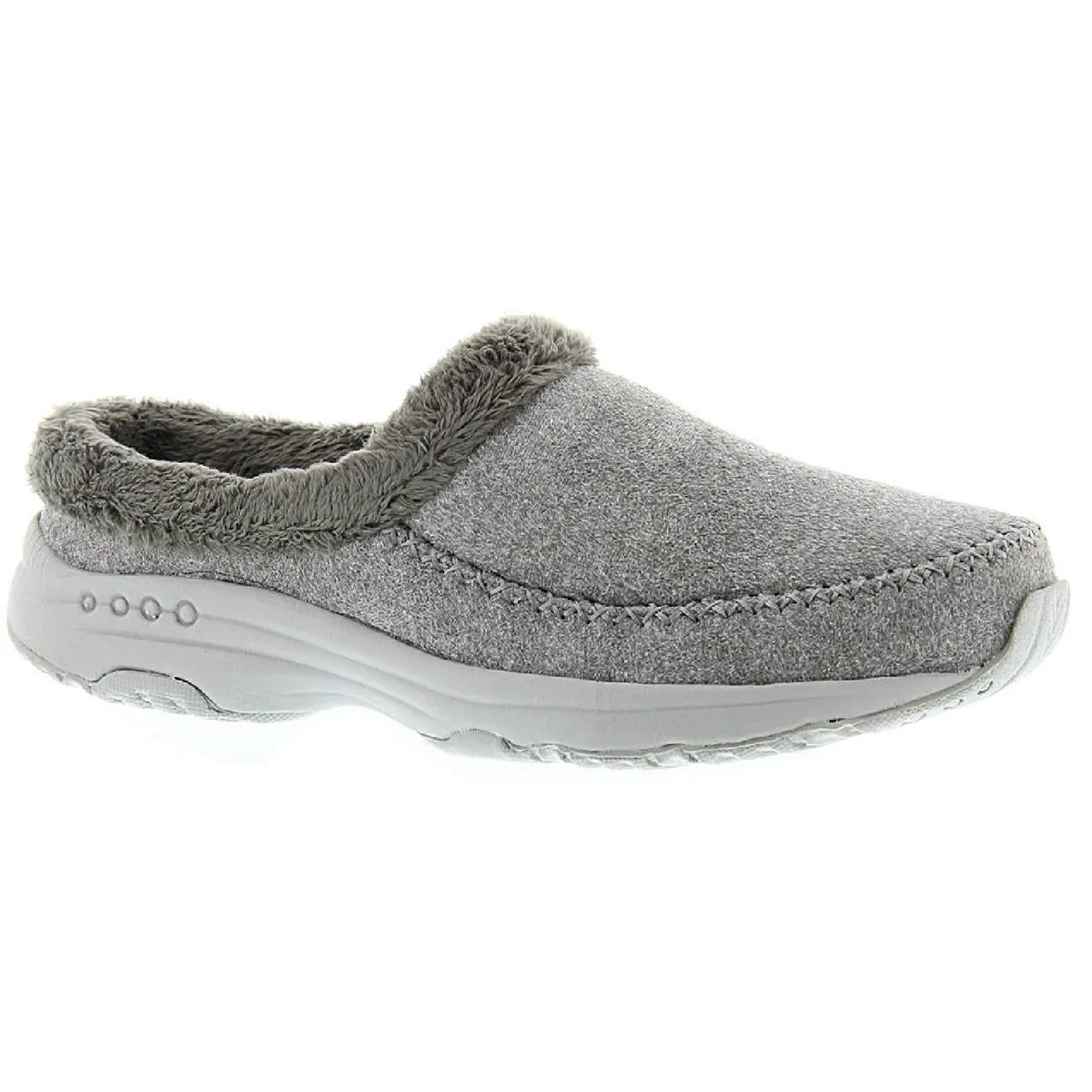 Travelslip Womens Faux Fur Lined Faux Suede Clogs