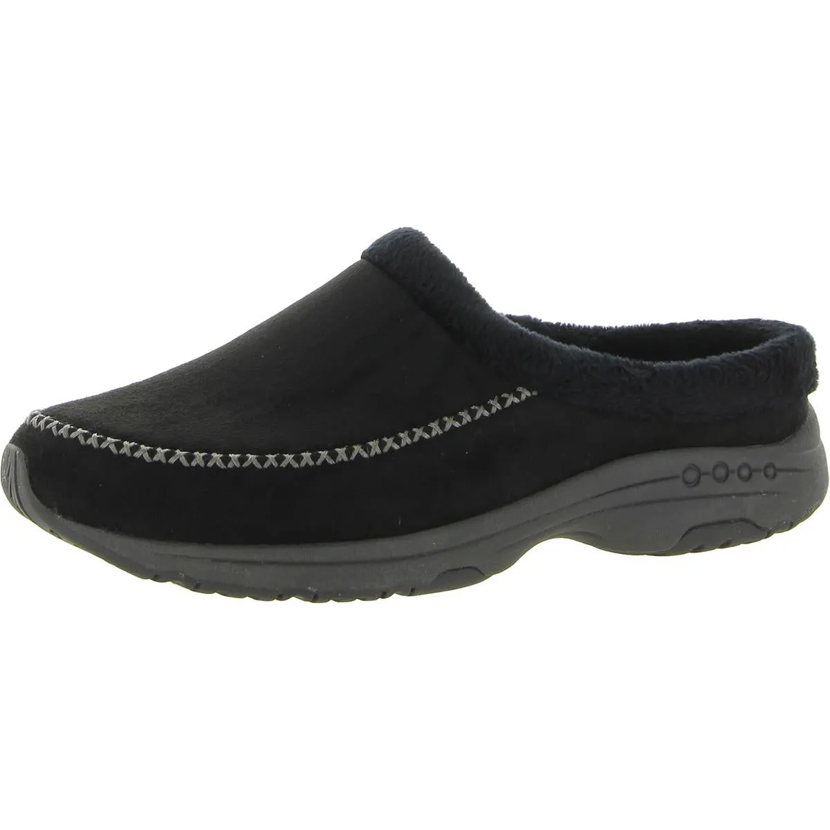 Travelslip Womens Faux Fur Lined Faux Suede Clogs