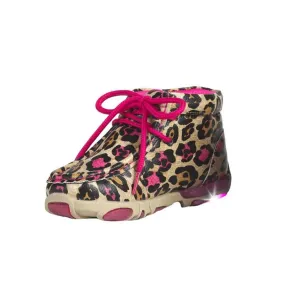 Twister Western Shoes Girls Maisie Leopard Light Up Shoes heydude Shoes