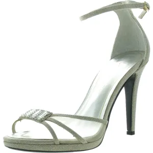 Tyler Womens Glitter Manmade Ankle Strap