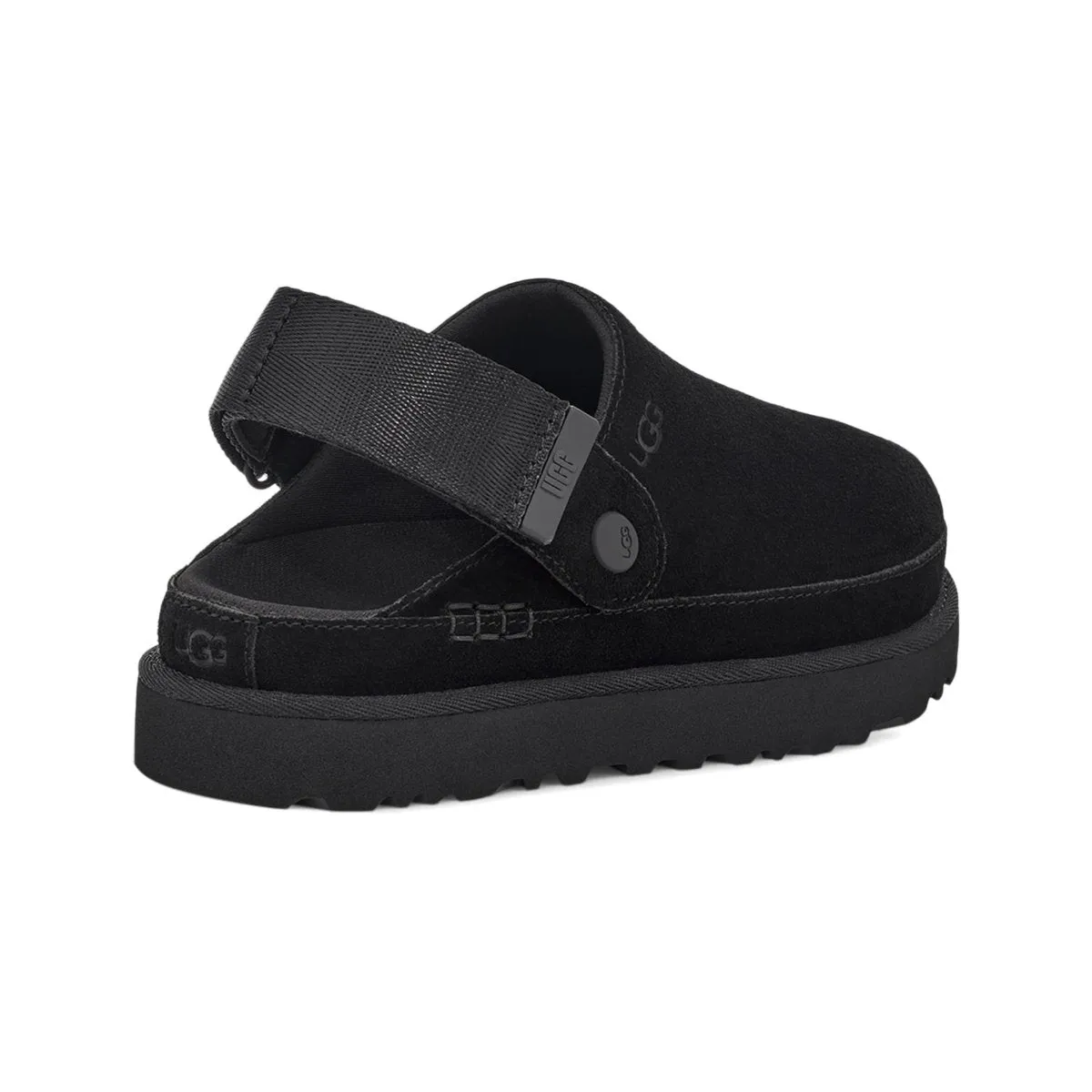 UGG Women's Goldenstar Clog Black Suede