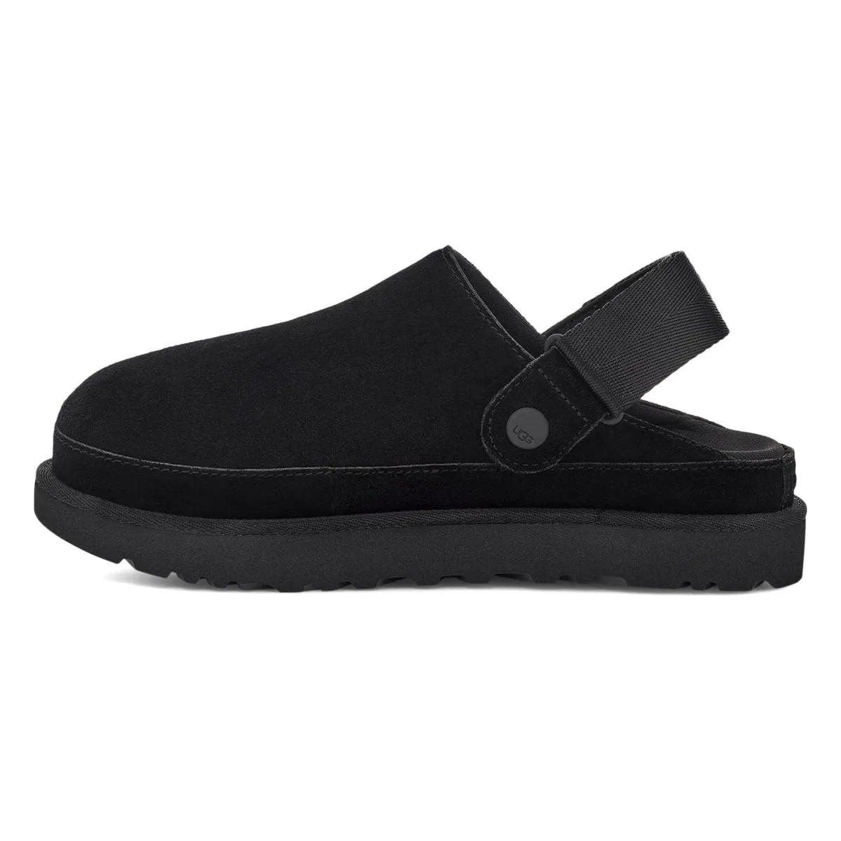 UGG Women's Goldenstar Clog Black Suede