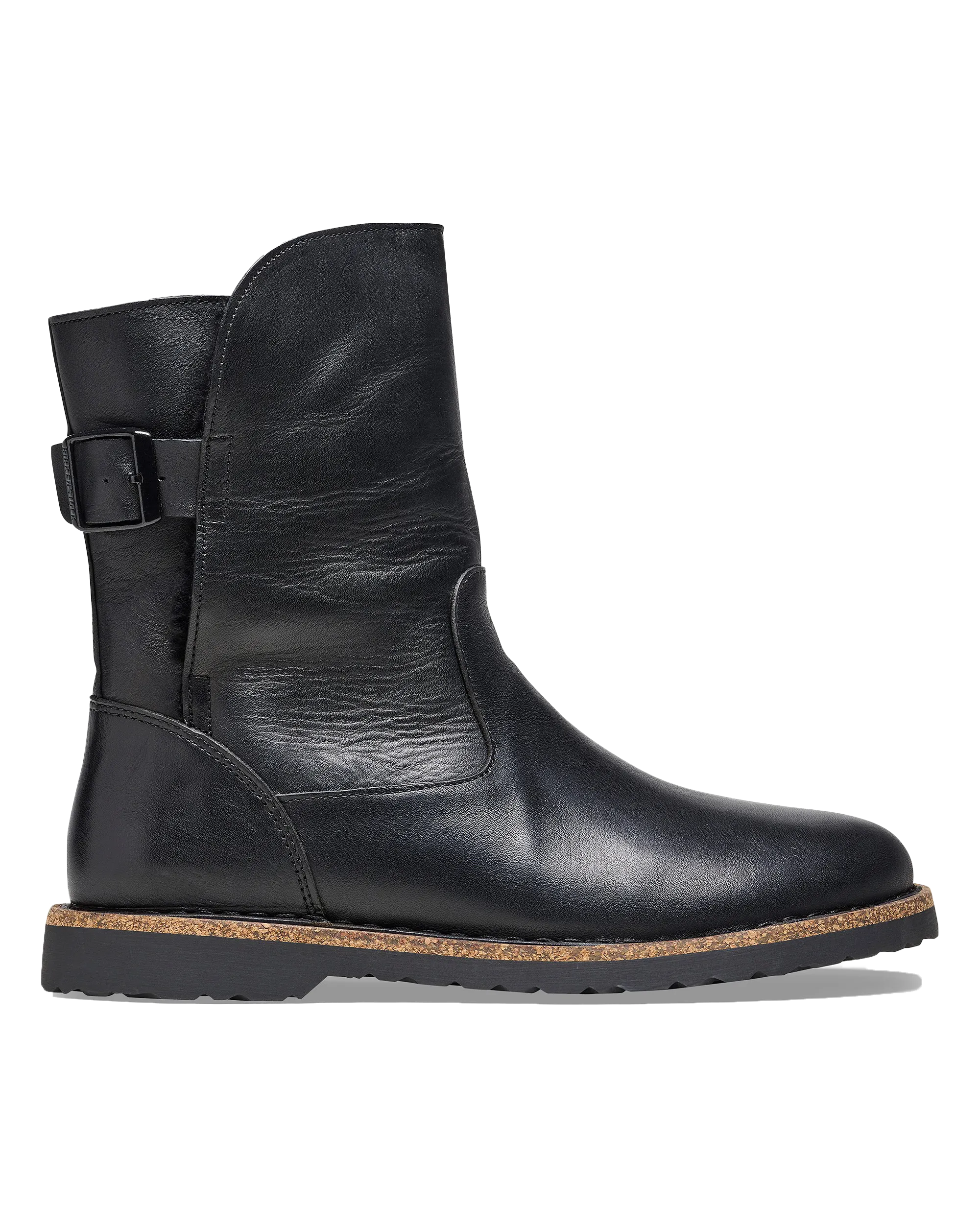 Uppsala Natural Leather Boots in Black
