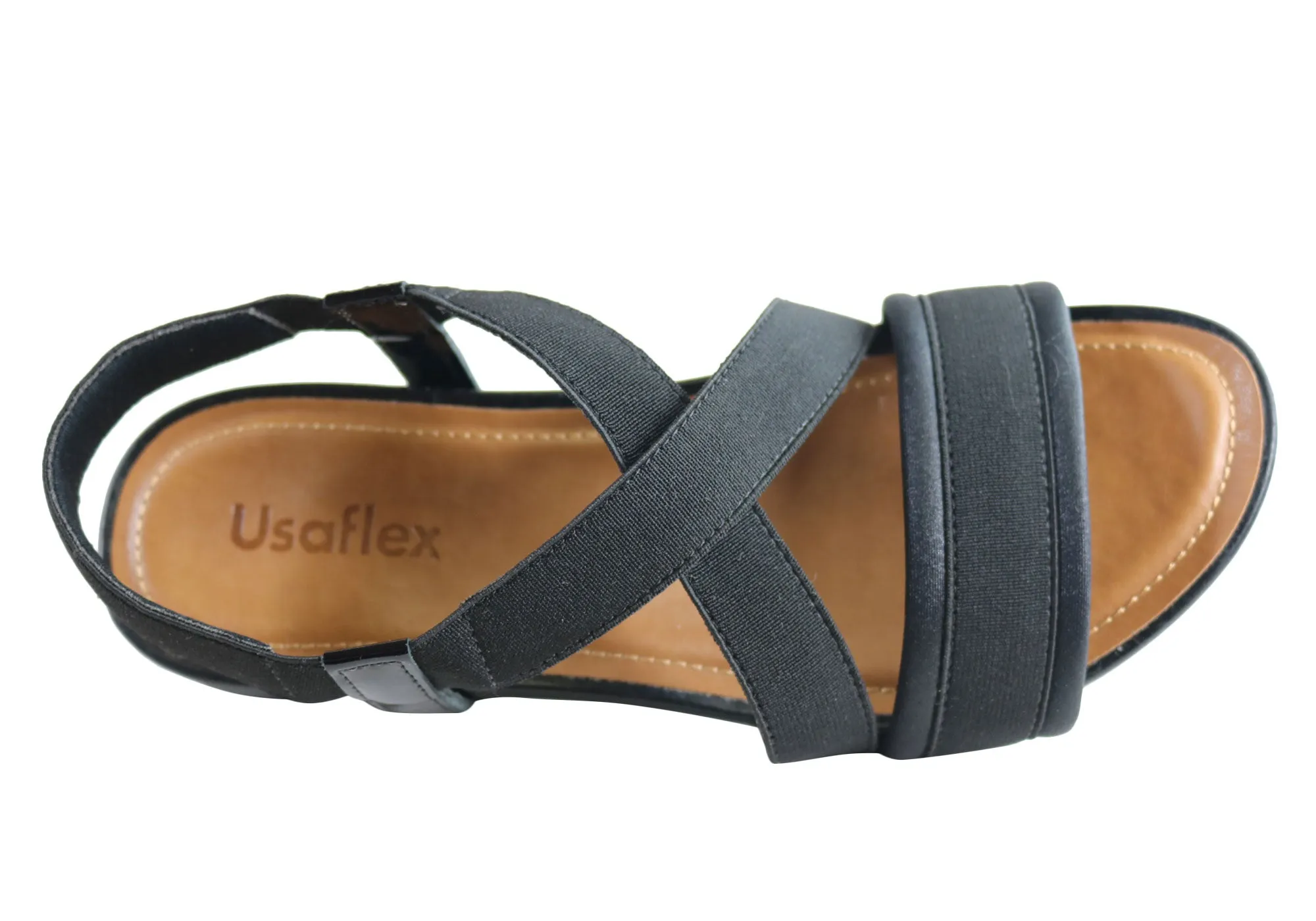 Usaflex Ambrosa Womens Comfortable Cushioned Sandals Made In Brazil Usaflex Shoes