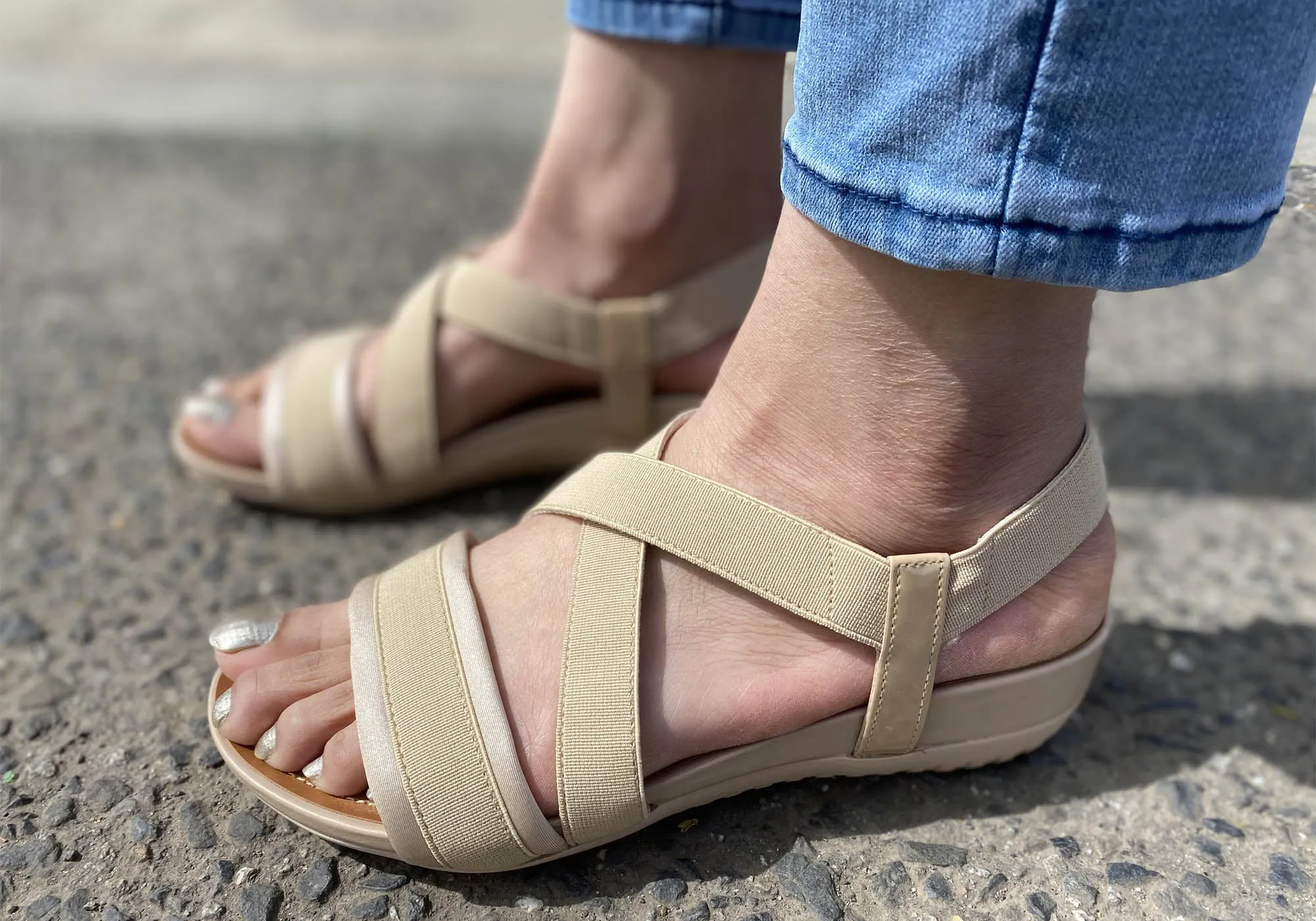 Usaflex Ambrosa Womens Comfortable Cushioned Sandals Made In Brazil Usaflex Shoes