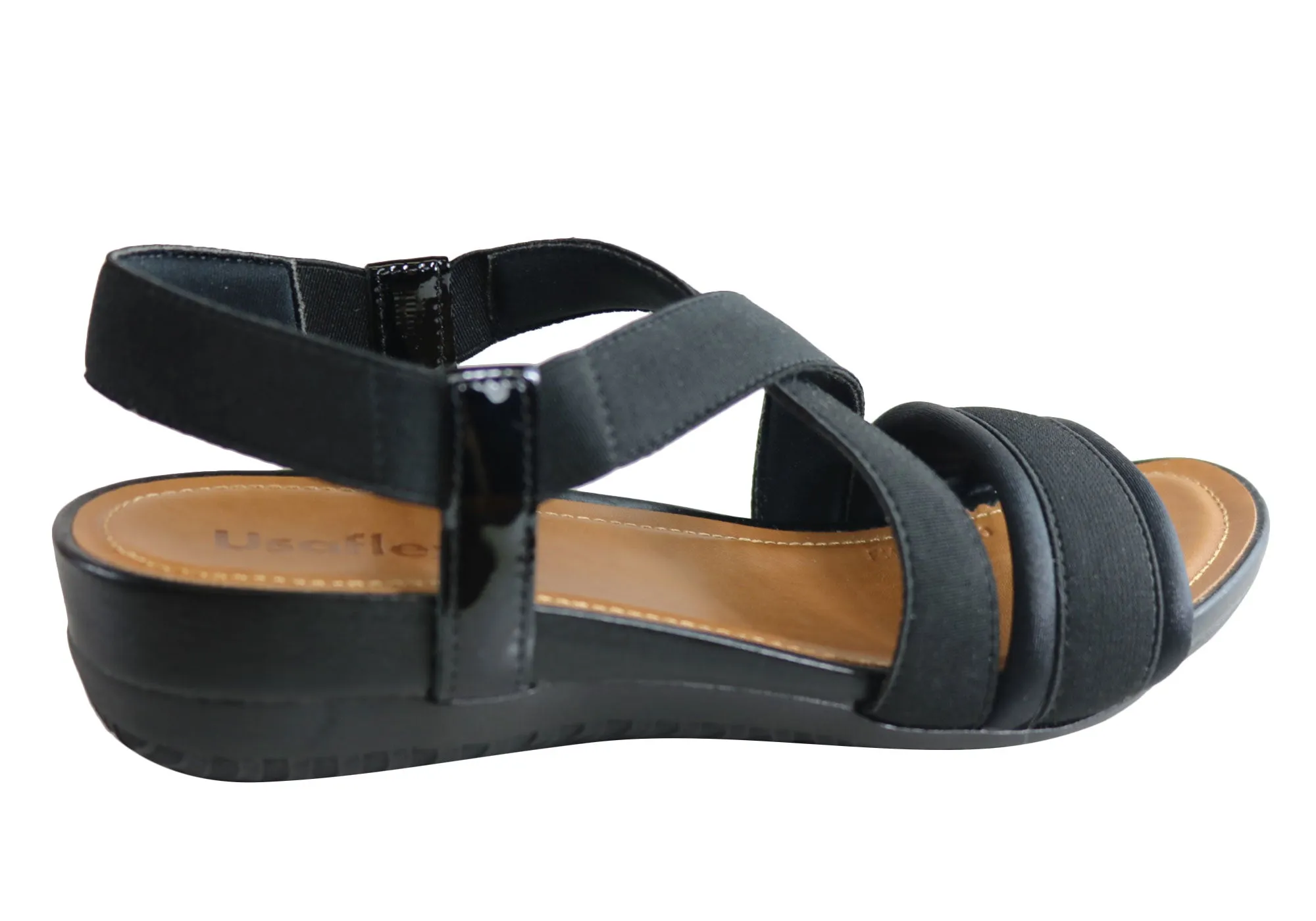 Usaflex Ambrosa Womens Comfortable Cushioned Sandals Made In Brazil Usaflex Shoes