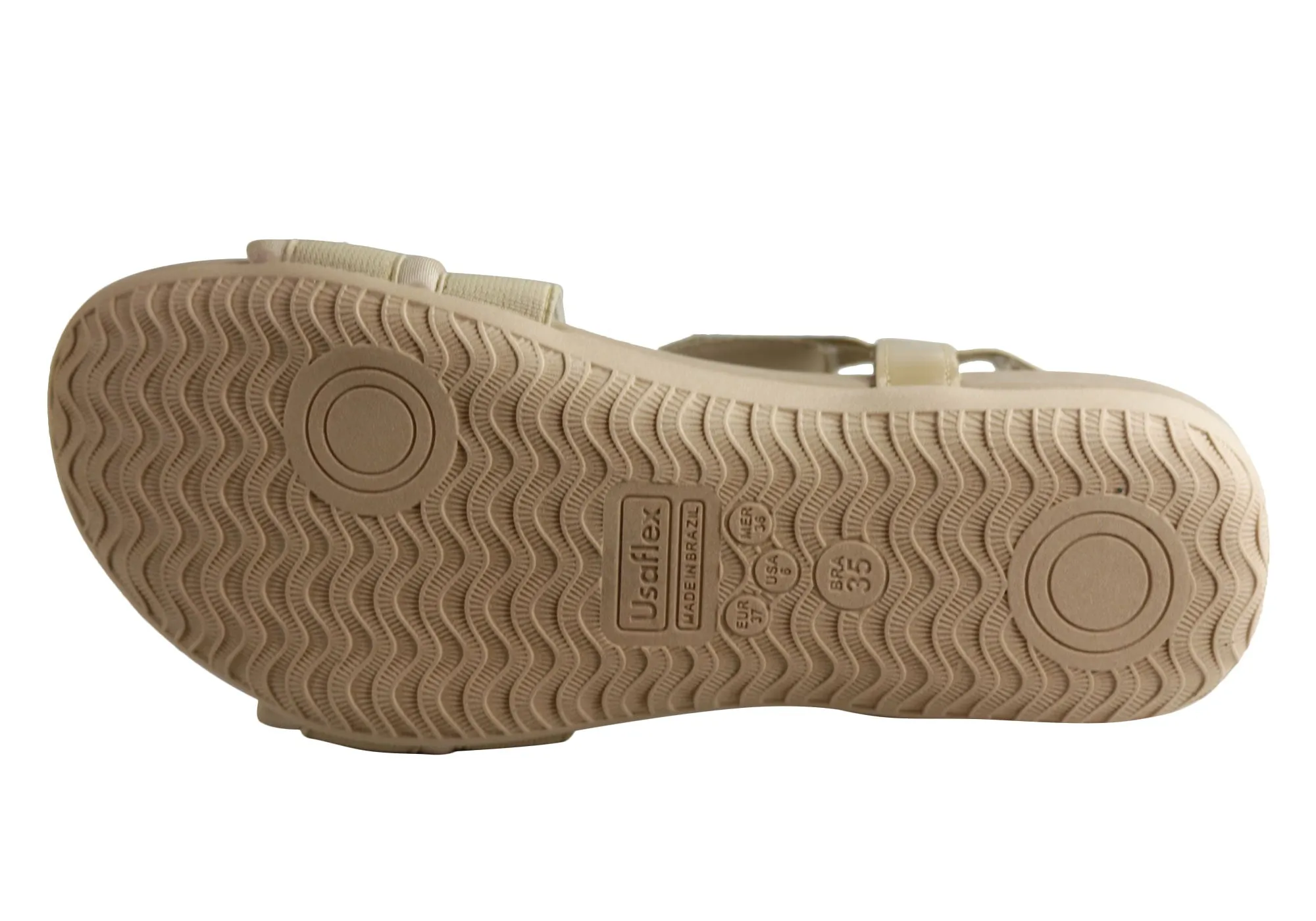 Usaflex Ambrosa Womens Comfortable Cushioned Sandals Made In Brazil Usaflex Shoes