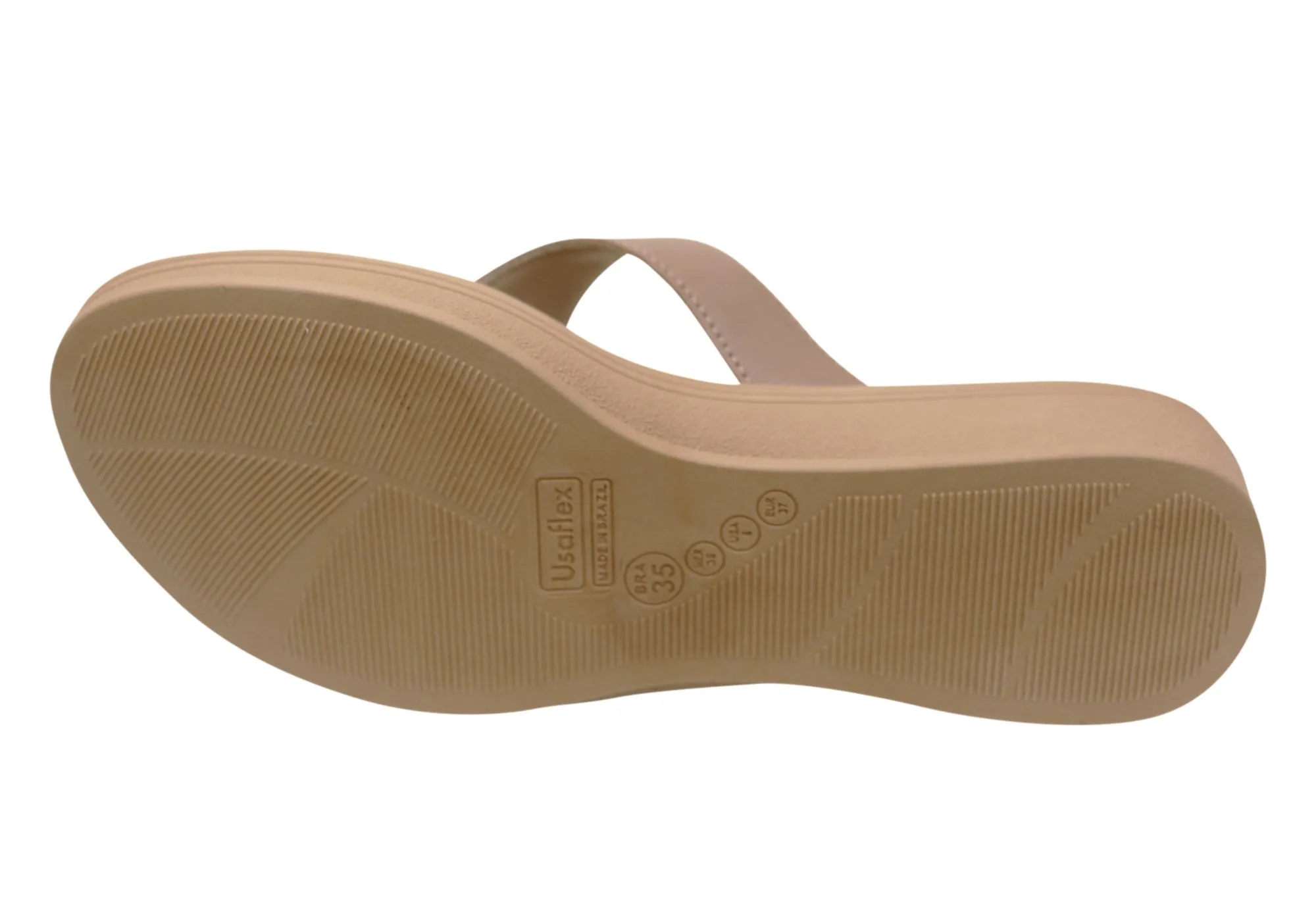 Usaflex Dorina Womens Comfort Leather Thongs Sandals Made In Brazil Usaflex Shoes
