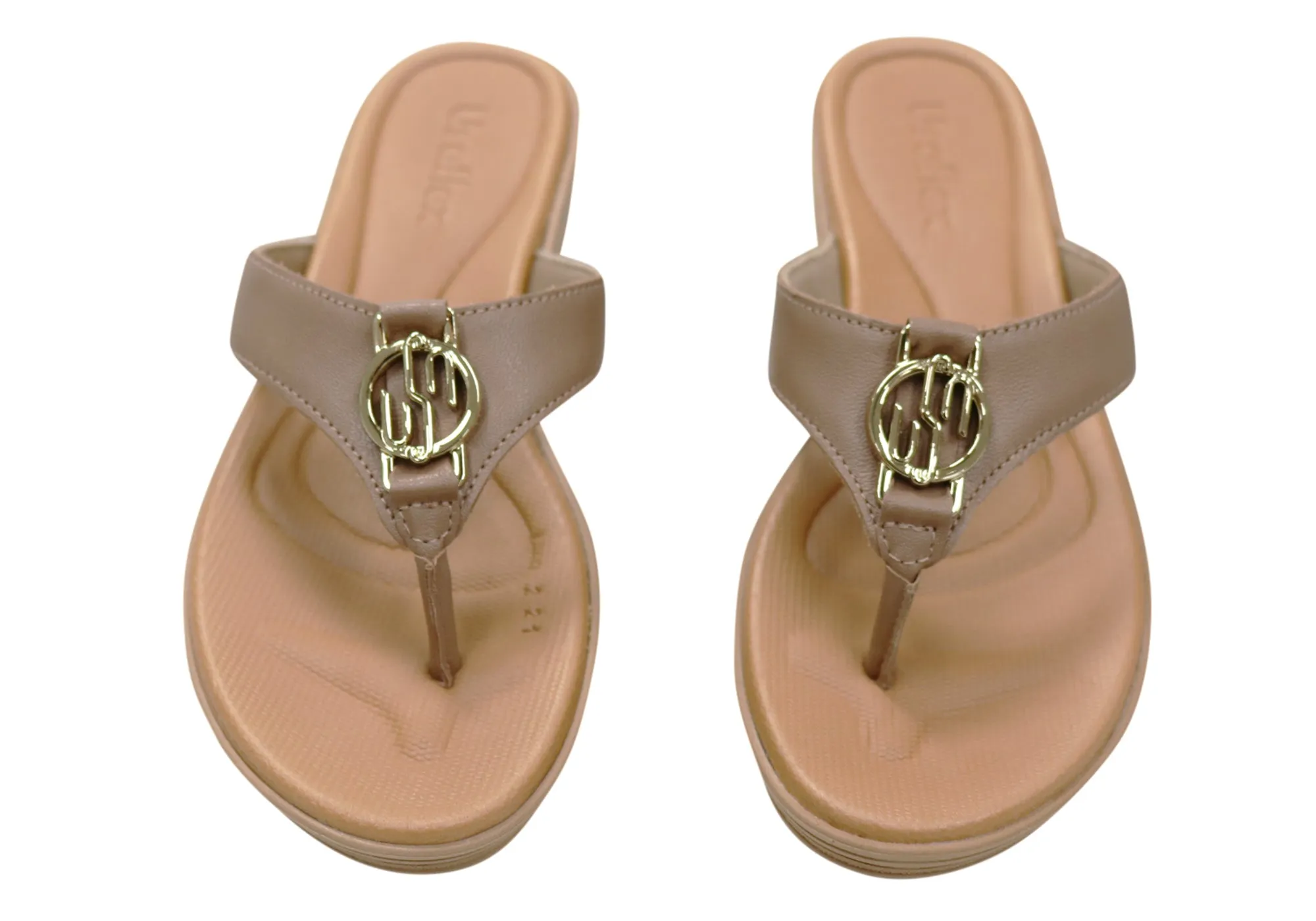 Usaflex Dorina Womens Comfort Leather Thongs Sandals Made In Brazil Usaflex Shoes