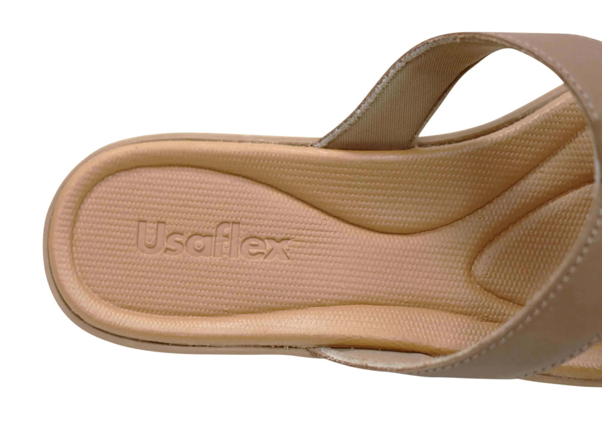 Usaflex Dorina Womens Comfort Leather Thongs Sandals Made In Brazil Usaflex Shoes