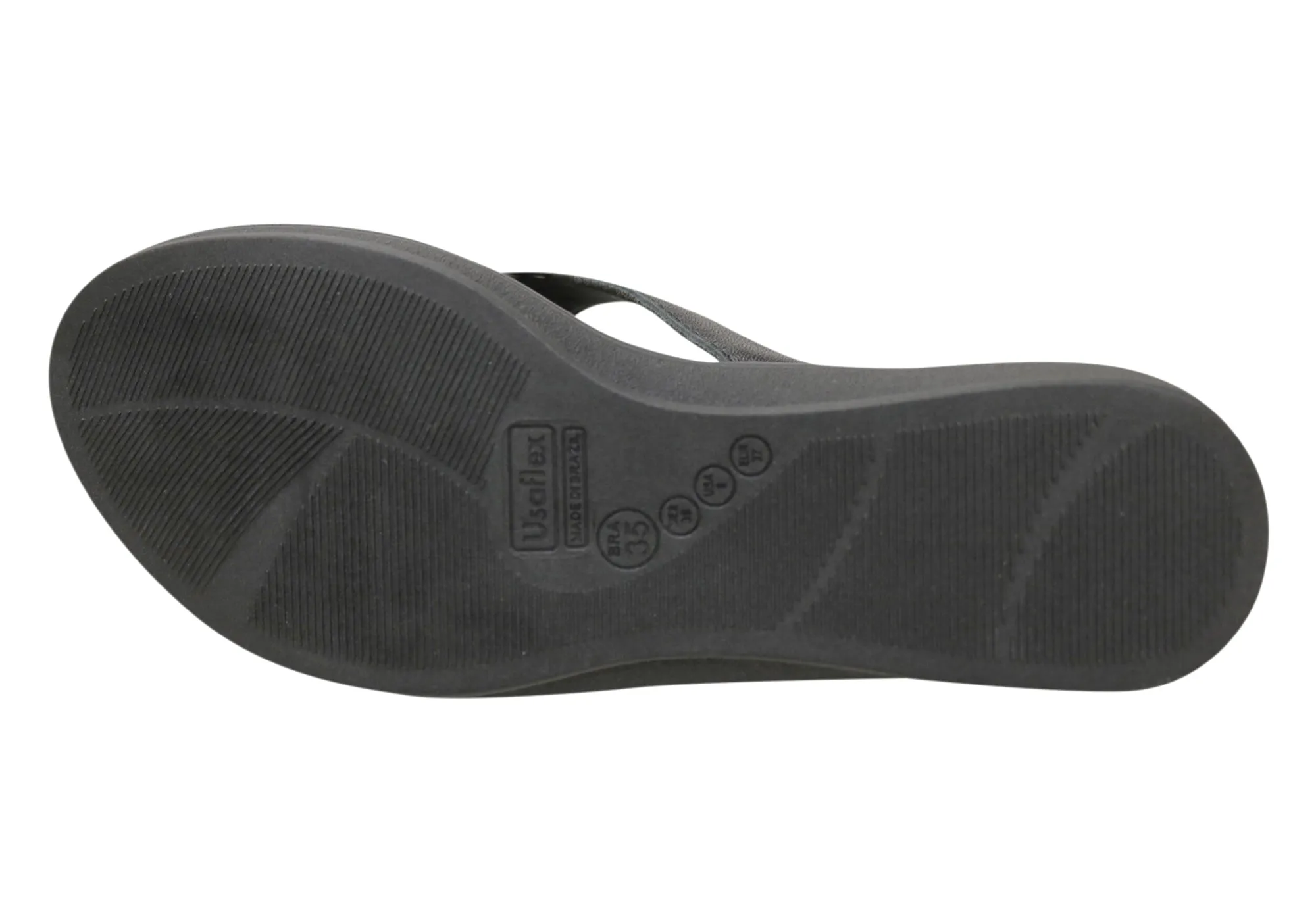 Usaflex Dorina Womens Comfort Leather Thongs Sandals Made In Brazil Usaflex Shoes