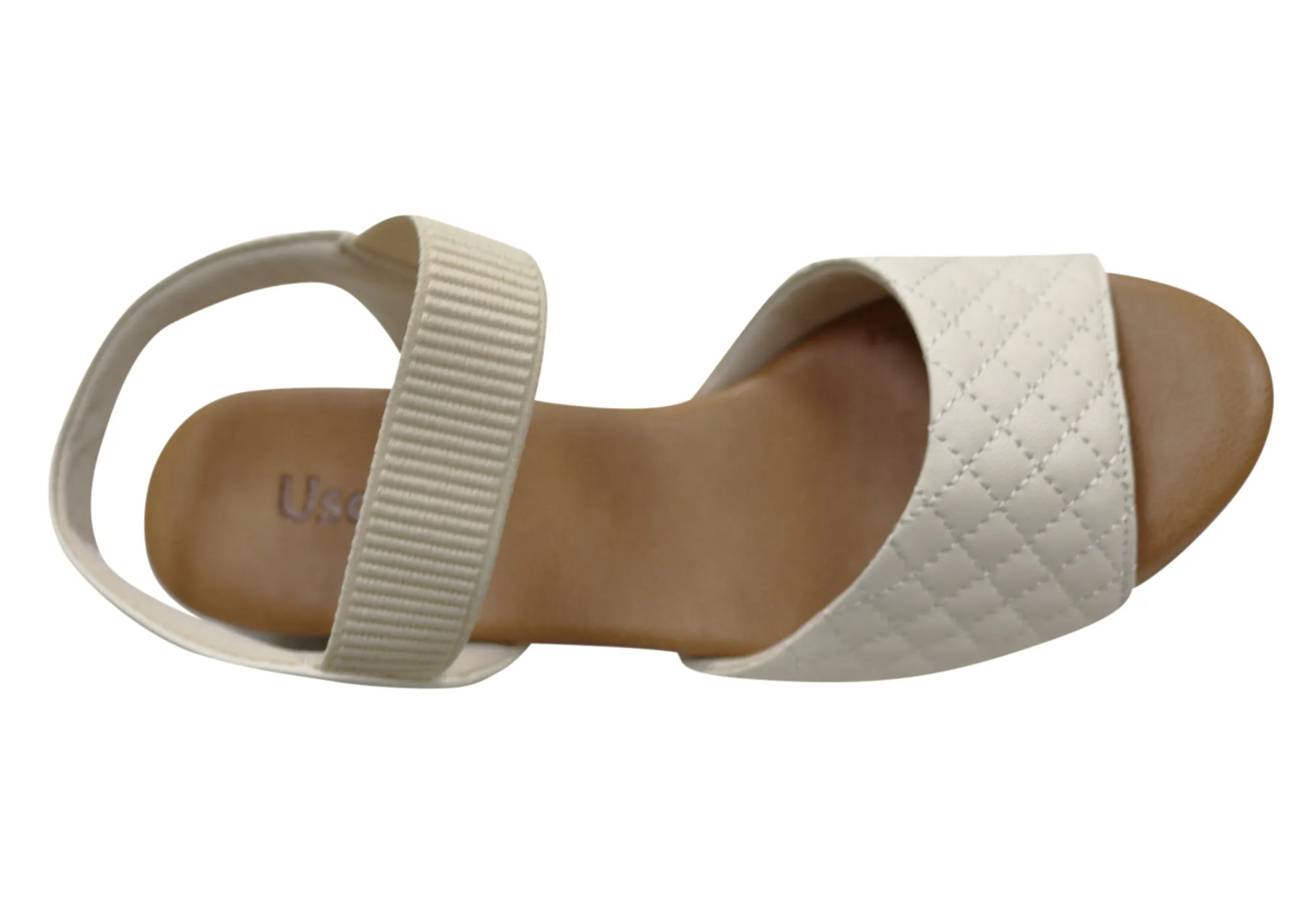 Usaflex Lorelei Womens Comfort Leather Wedge Sandals Made In Brazil Usaflex Shoes