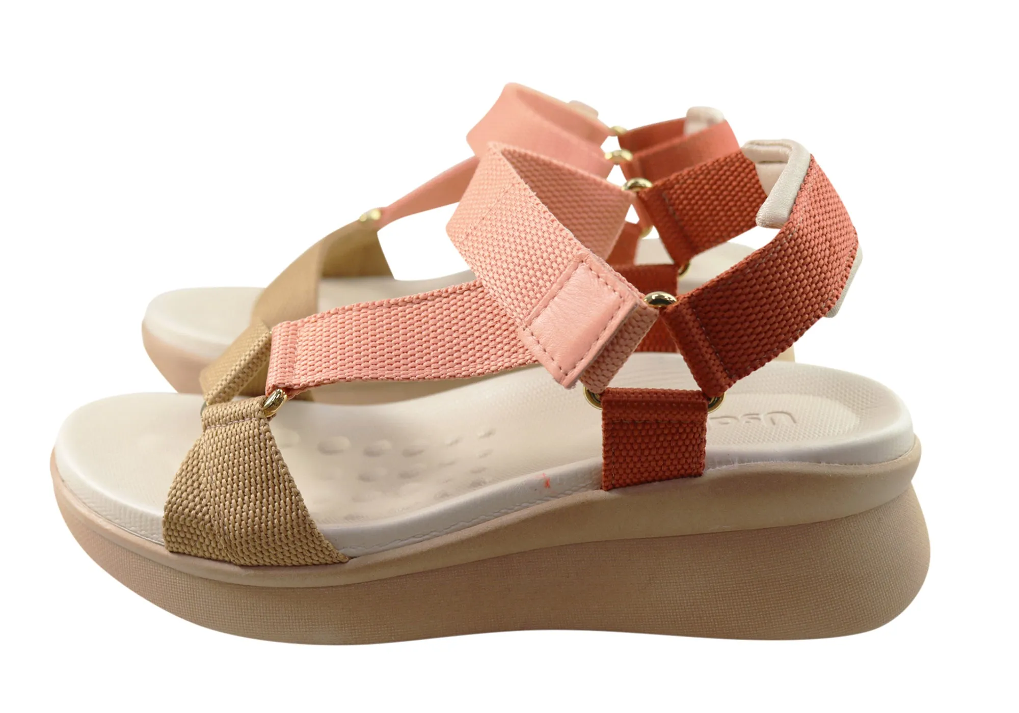 Usaflex Reece Womens Comfortable Sandals Made In Brazil Usaflex Shoes