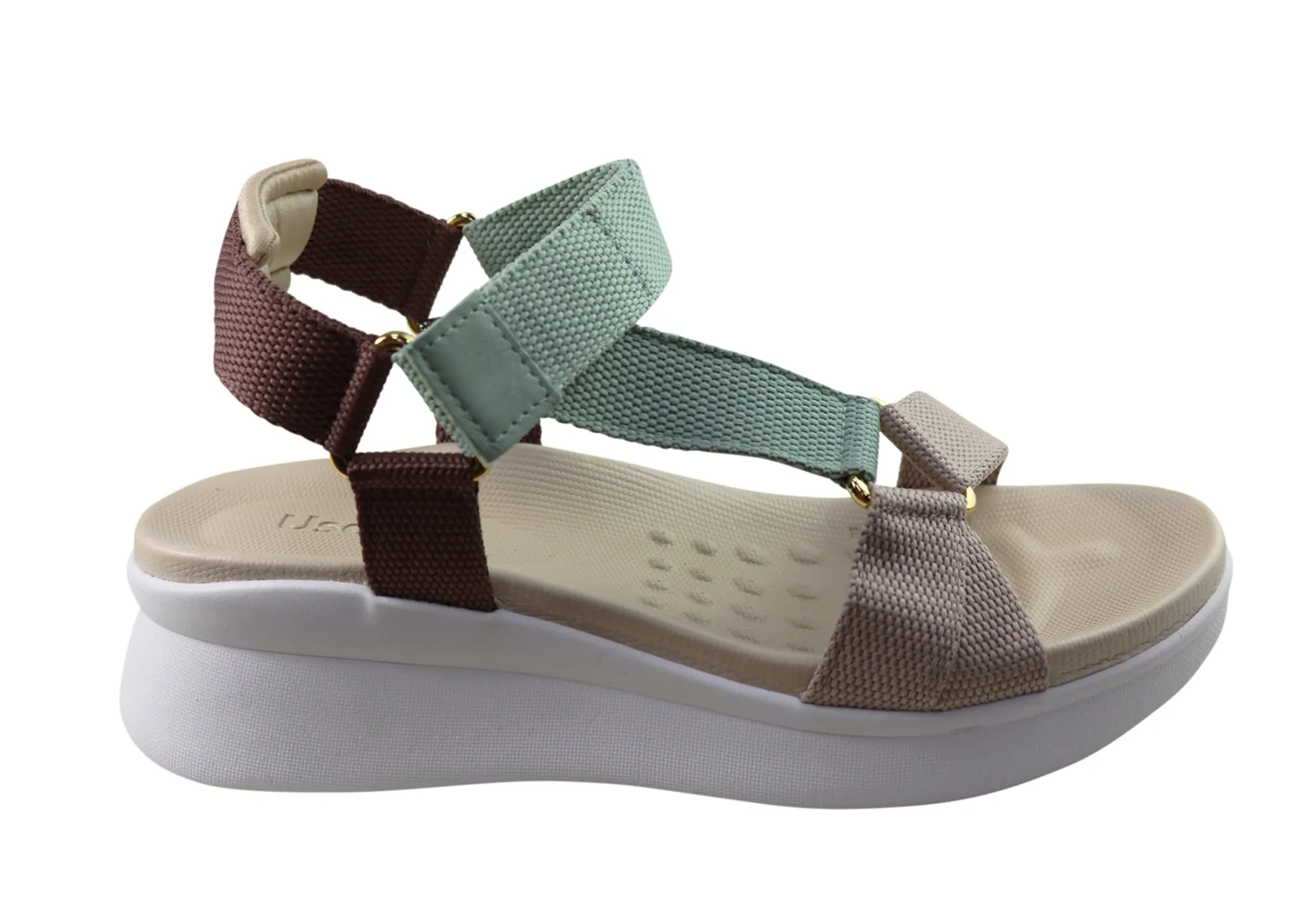 Usaflex Reece Womens Comfortable Sandals Made In Brazil Usaflex Shoes