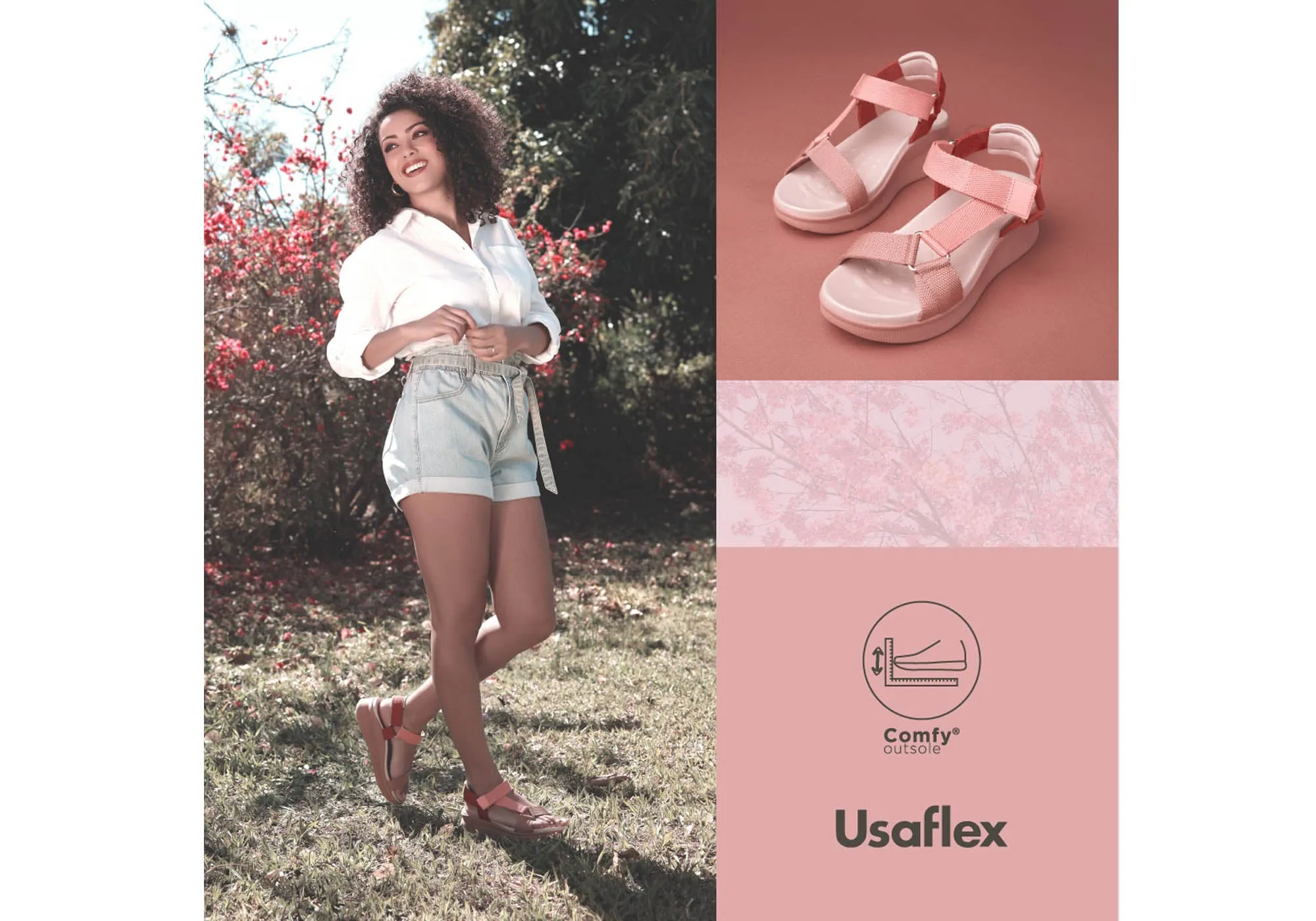 Usaflex Reece Womens Comfortable Sandals Made In Brazil Usaflex Shoes
