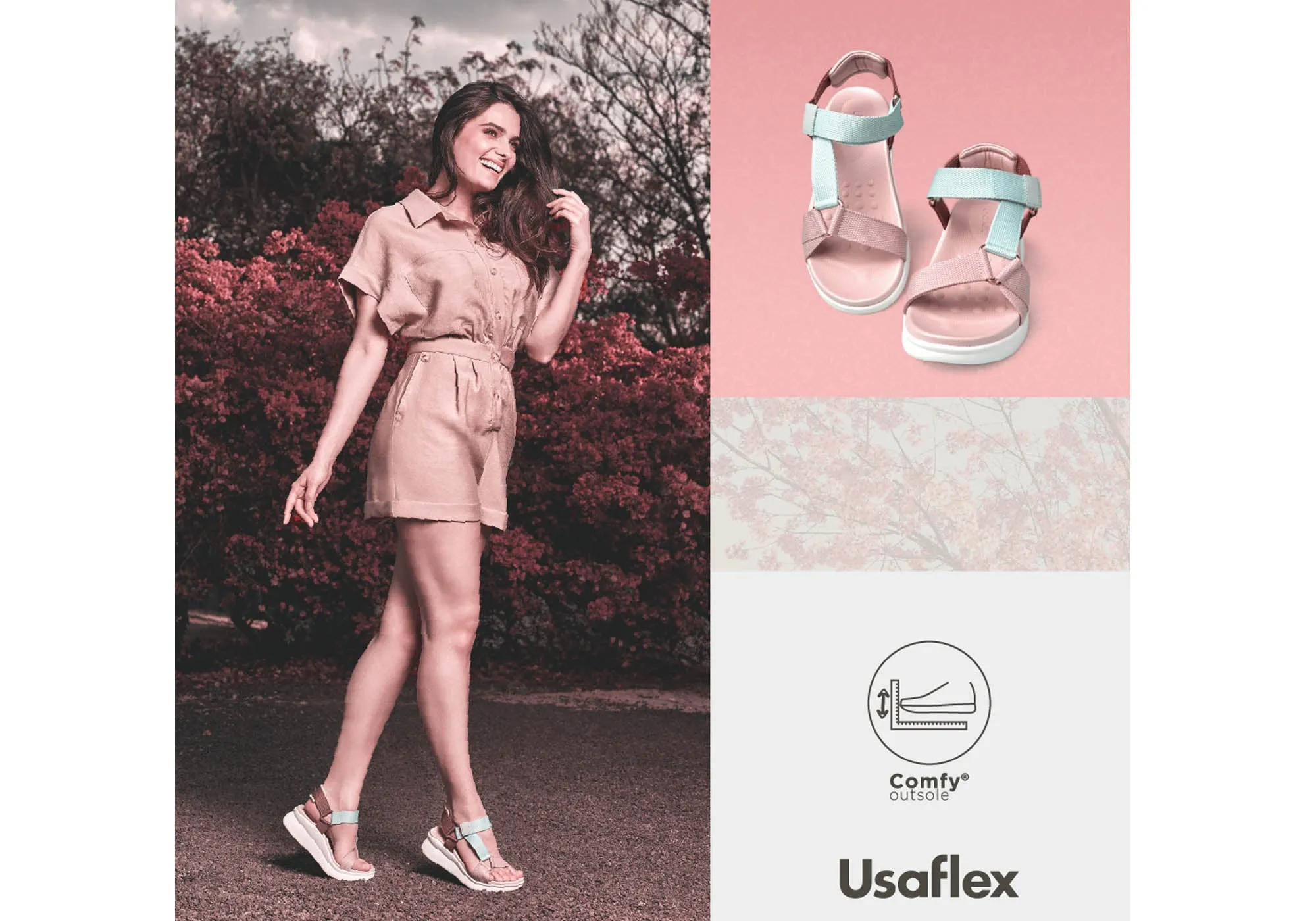 Usaflex Reece Womens Comfortable Sandals Made In Brazil Usaflex Shoes