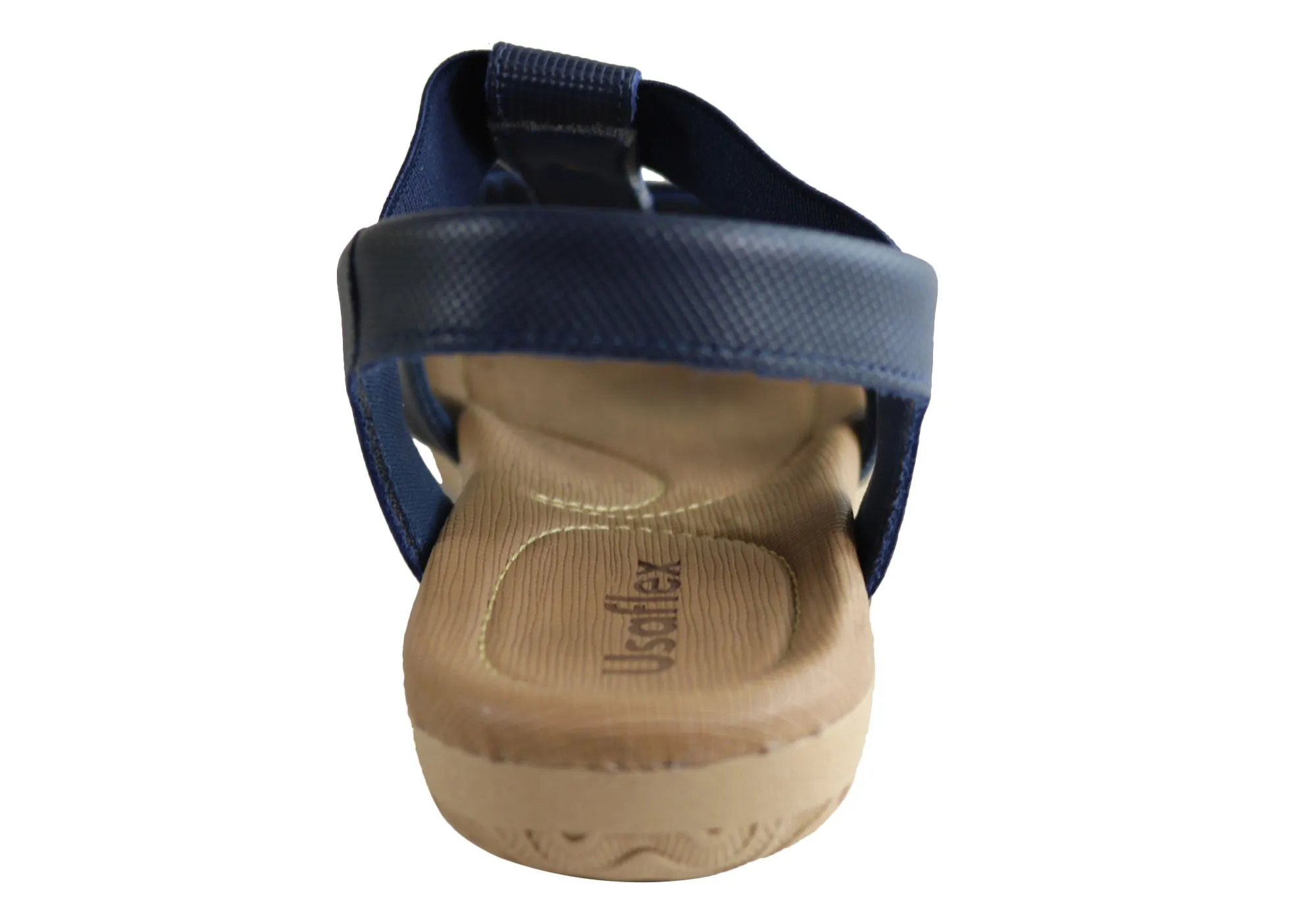 Usaflex Ventura Womens Comfy Cushioned Leather Sandals Made In Brazil Usaflex Shoes