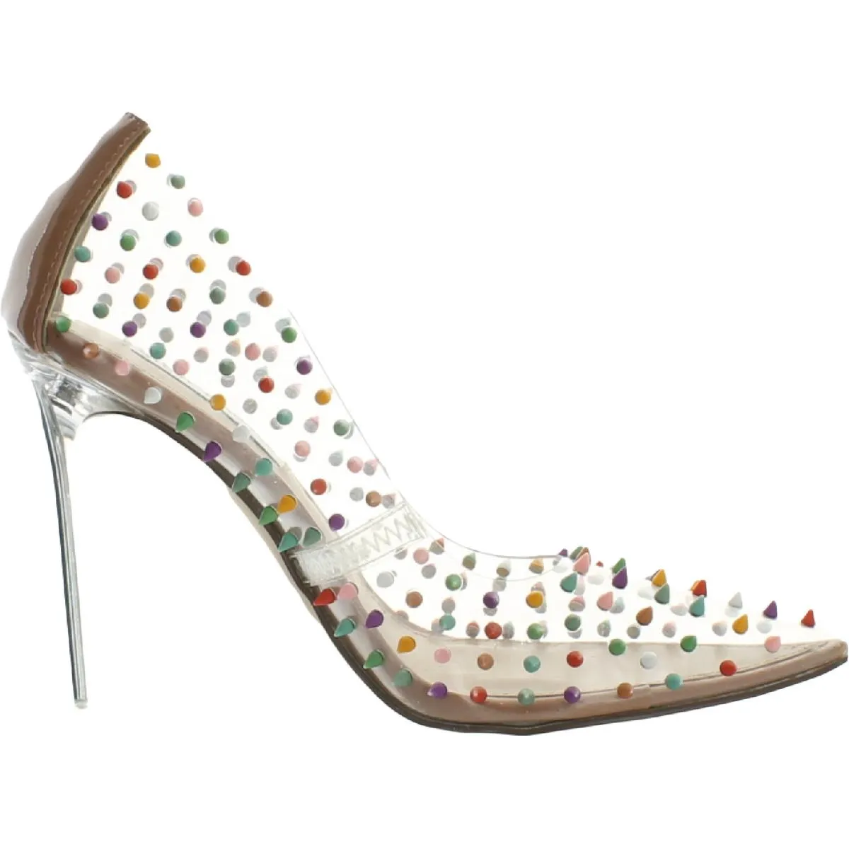 Vala Womens Studded Dress Heels