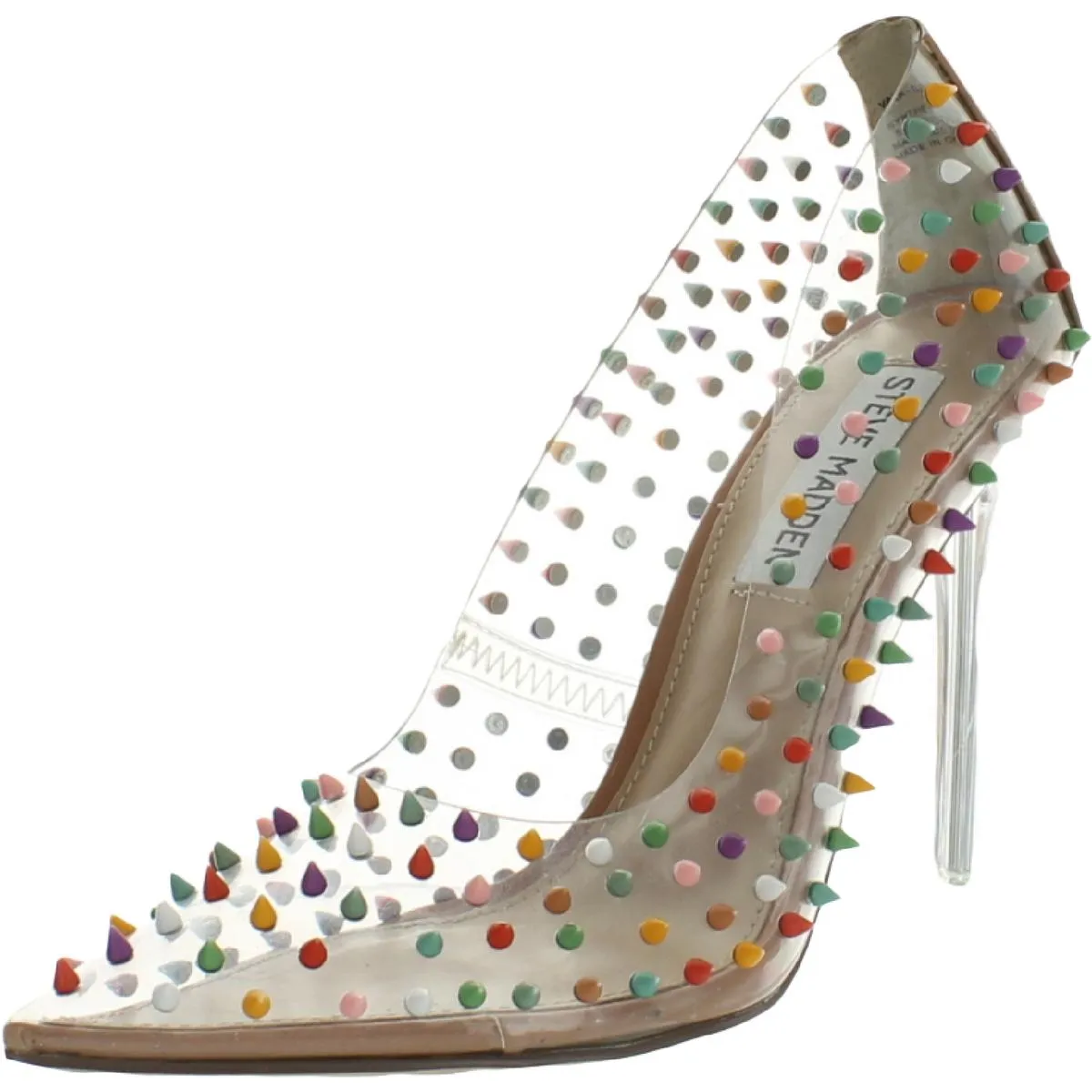 Vala Womens Studded Dress Heels