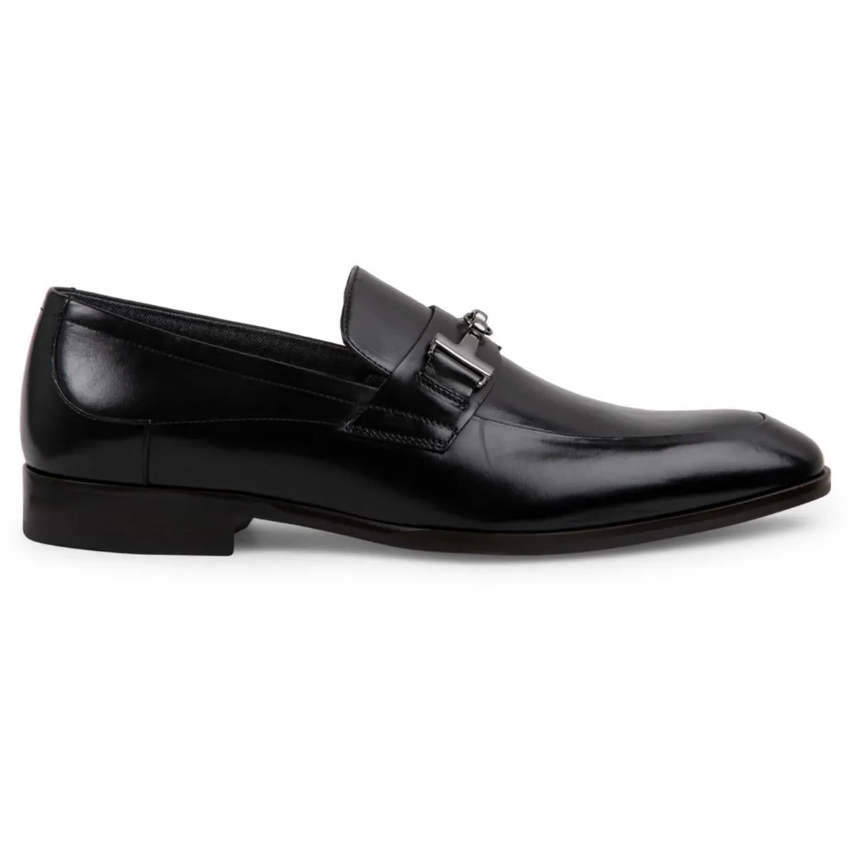 Valon Womens Leather Round Toe Loafers