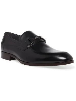 Valon Womens Leather Round Toe Loafers