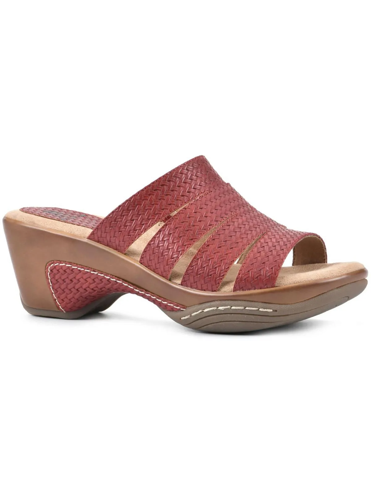 Valora Womens Open Toe Slip On Clogs