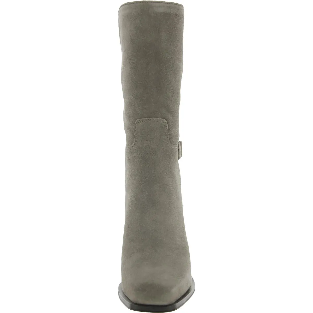 Vance Womens Leather Square Toe Mid-Calf Boots