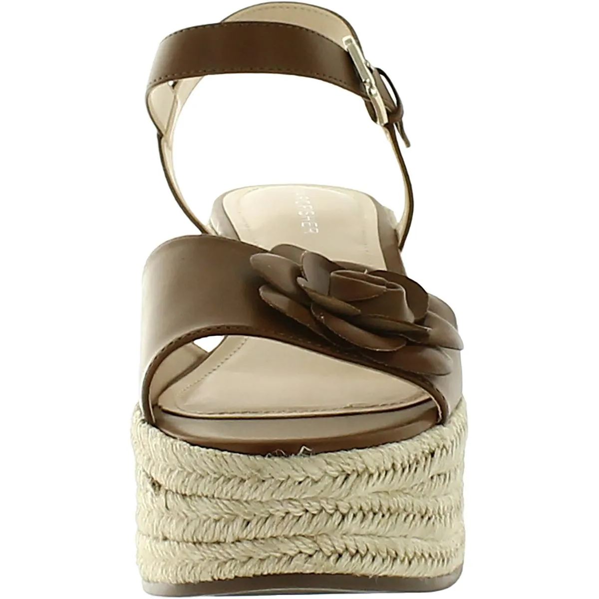 Venom Womens Embellished Slingback Platform Sandals