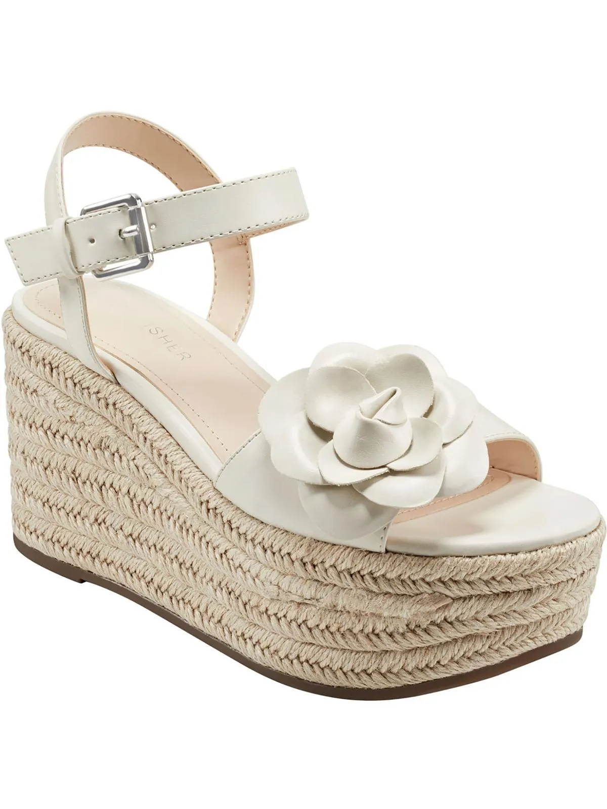 Venom Womens Embellished Slingback Platform Sandals