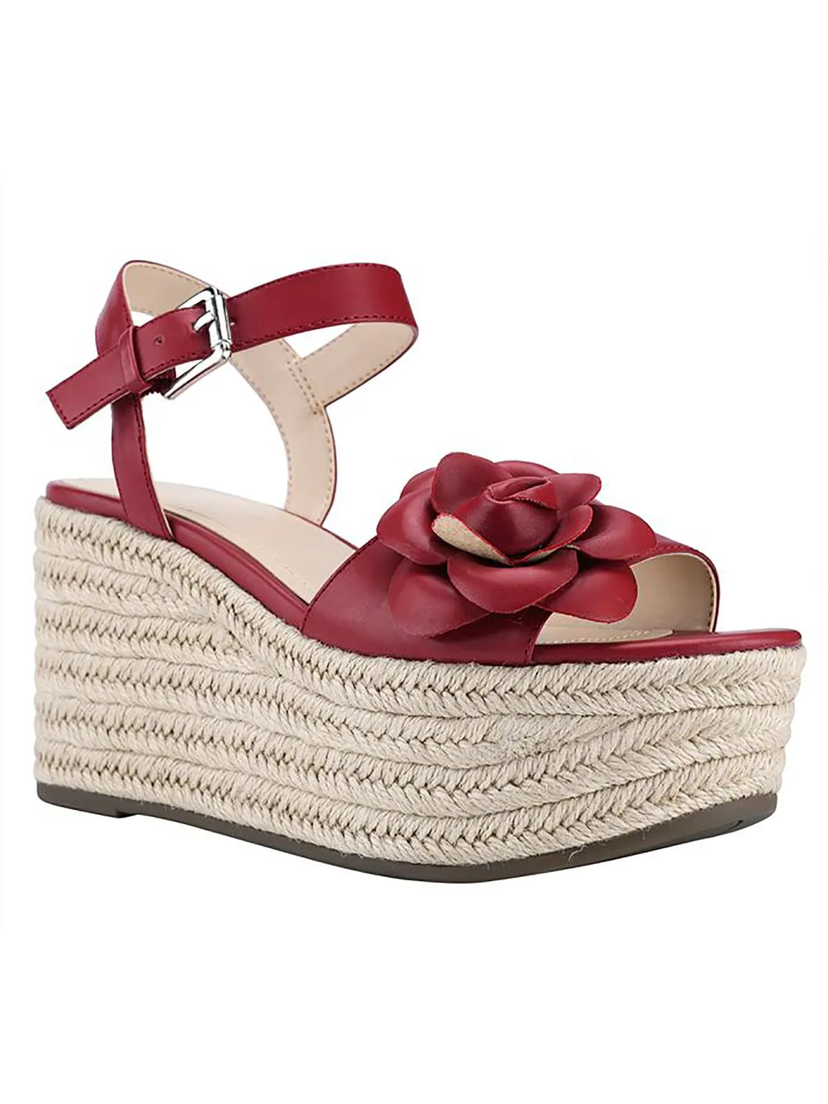 Venom Womens Embellished Slingback Platform Sandals
