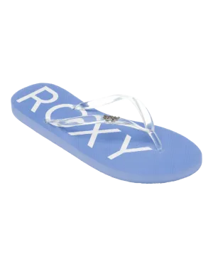 Viva Jelly Flip Flops in Blue Mist