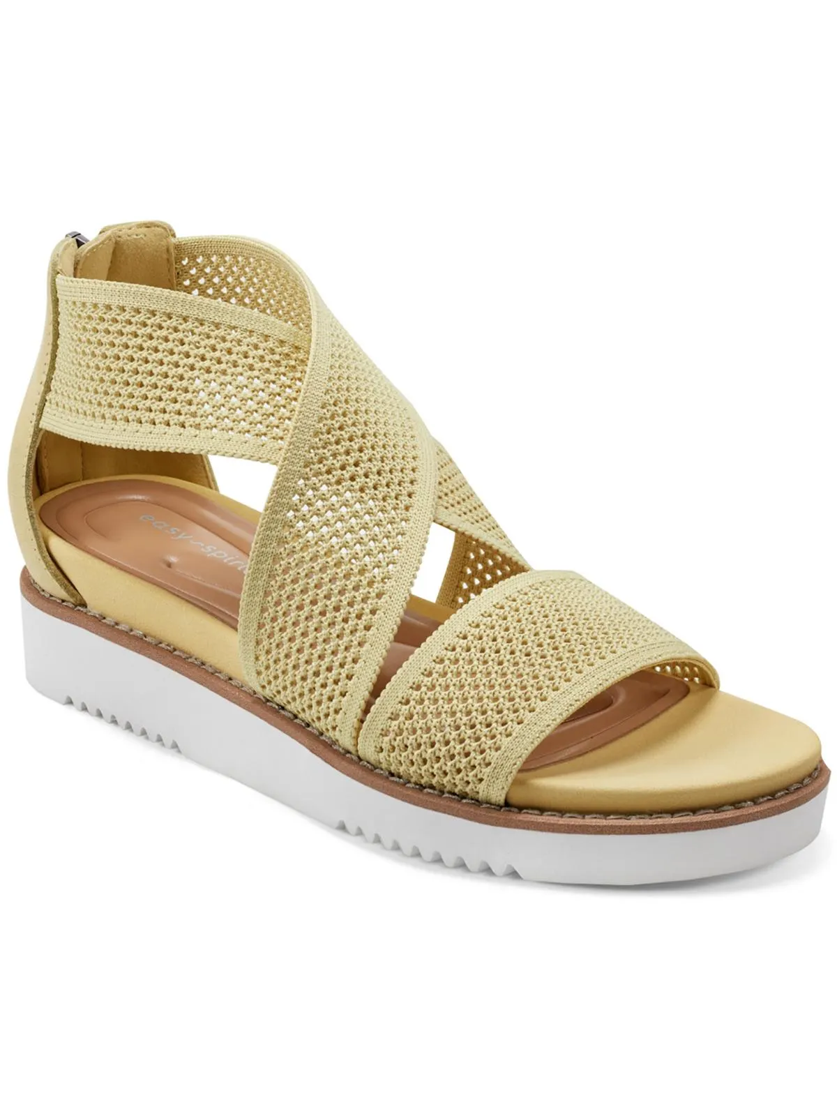 Wander 2 Womens Knit Open Toe Platform Sandals