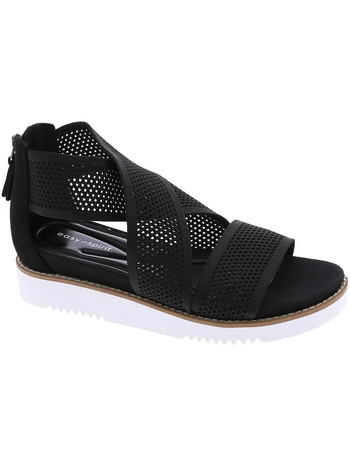 Wander 2 Womens Knit Open Toe Platform Sandals