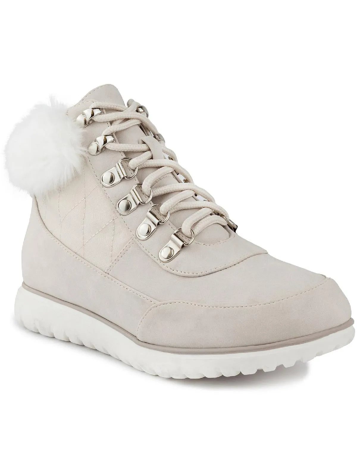 Wanona Womens Faux Suede Bootie Ankle Boots