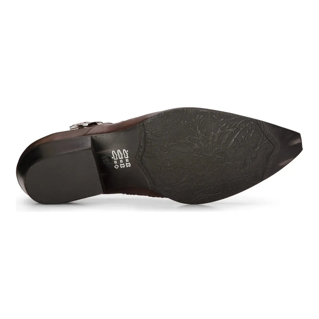 Western Cowboy Real Leather Vintage Shoes