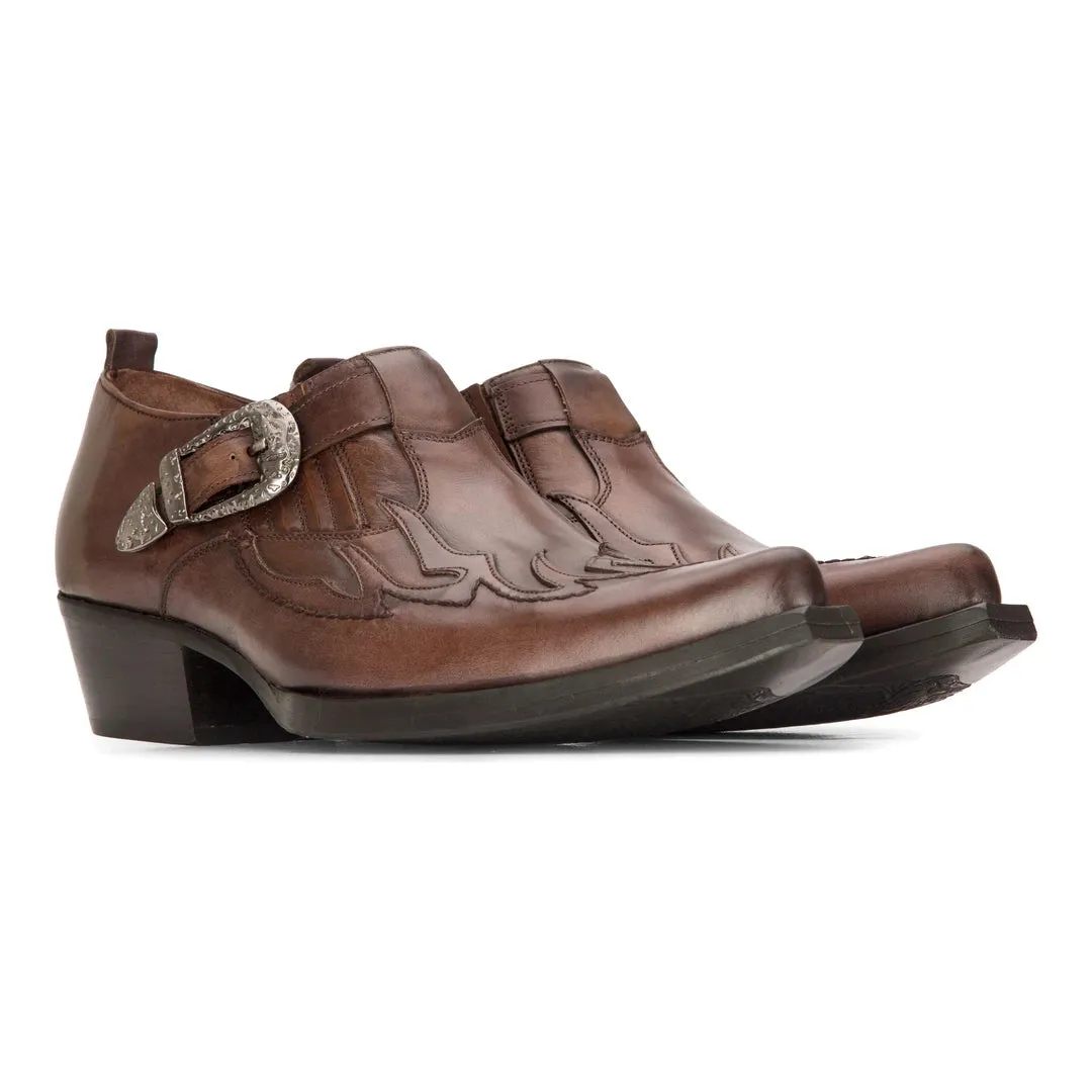 Western Cowboy Real Leather Vintage Shoes