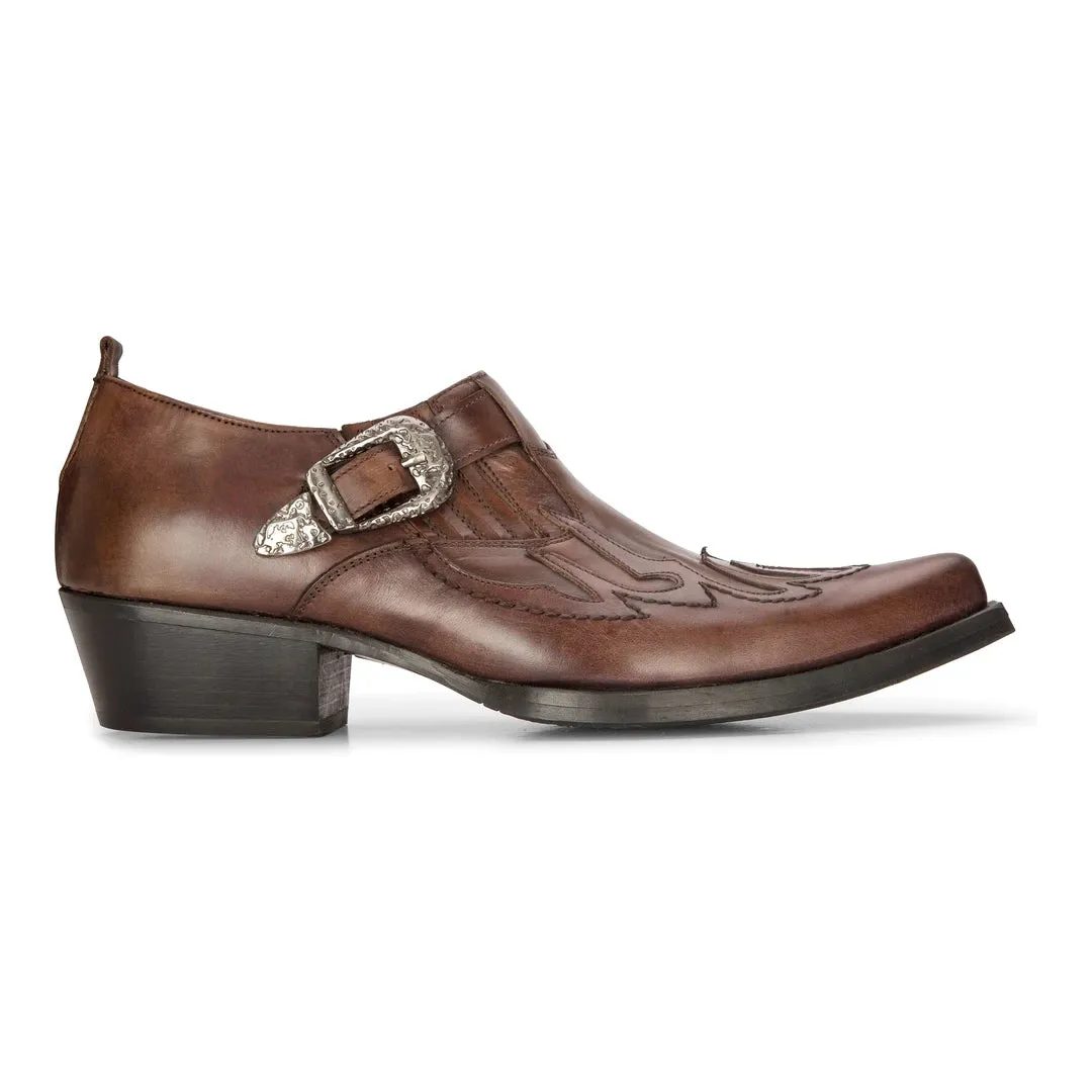 Western Cowboy Real Leather Vintage Shoes