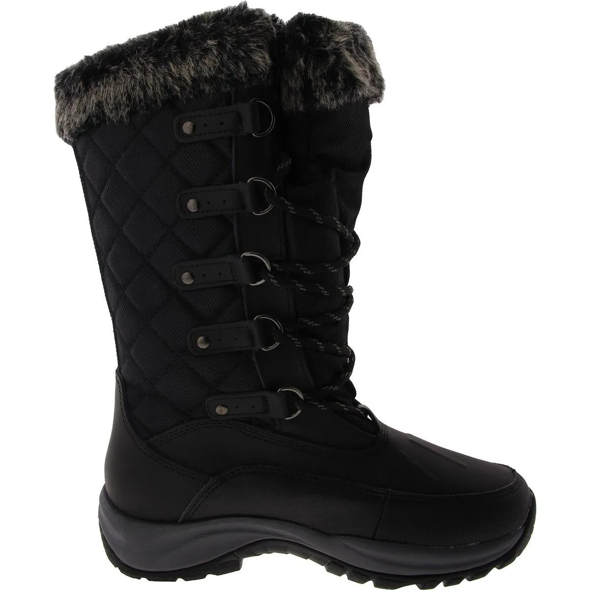 Whiteout Womens Quilted Mid-Calf Winter & Snow Boots
