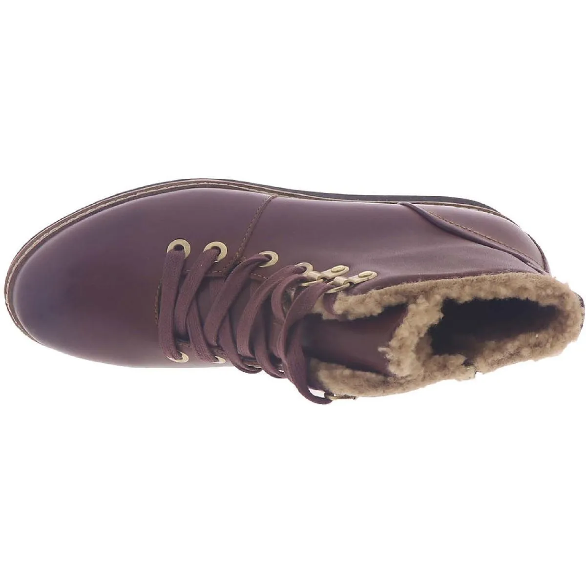 Wilcox Womens Leather Lace Up Ankle Boots