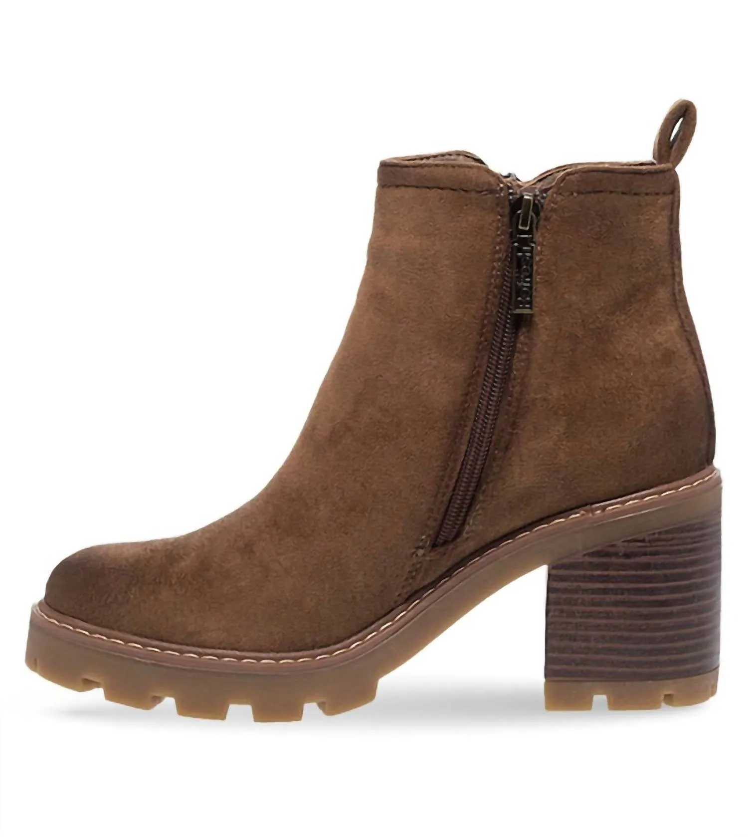 Women's Ankle Booties In Camel