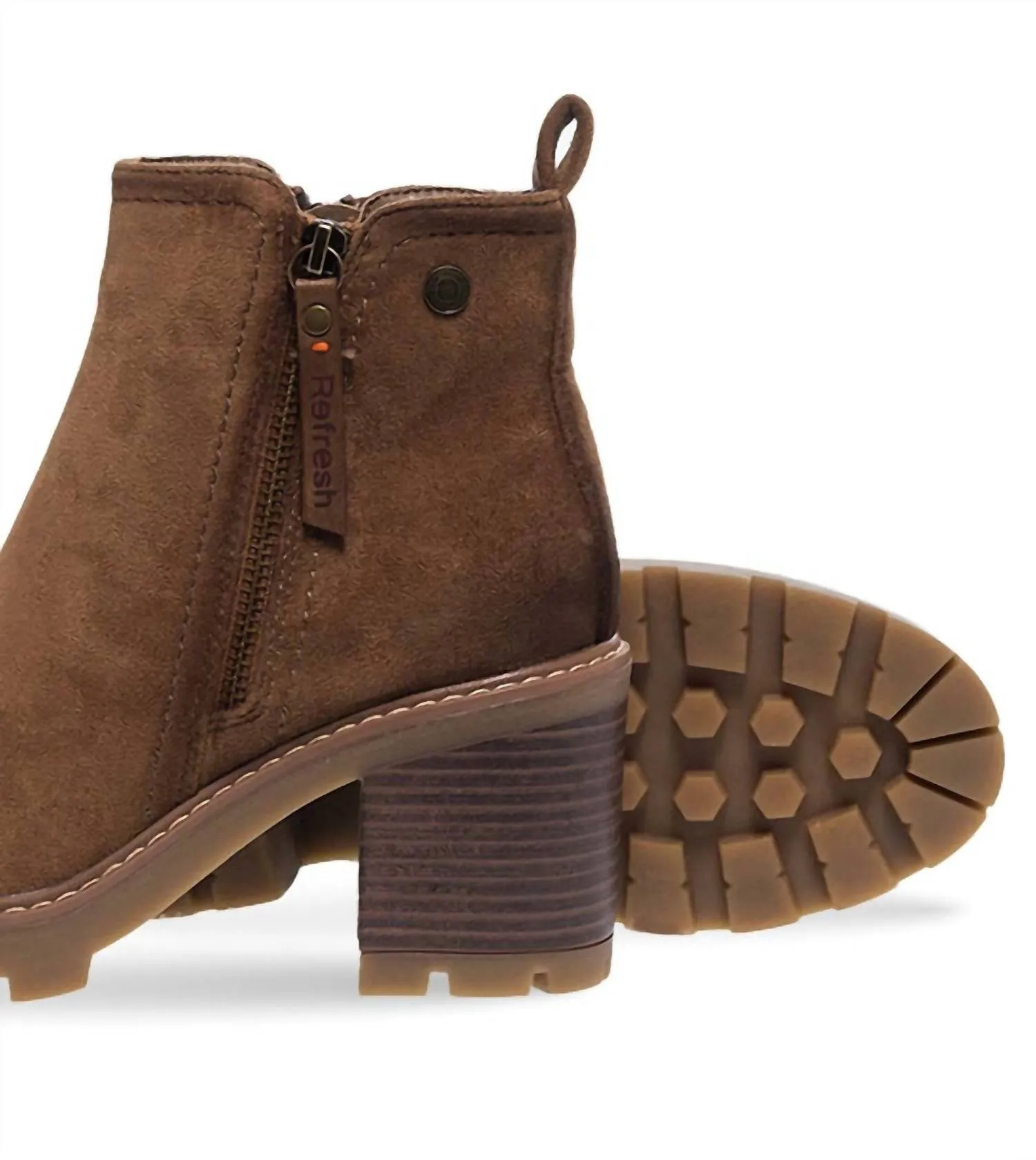 Women's Ankle Booties In Camel