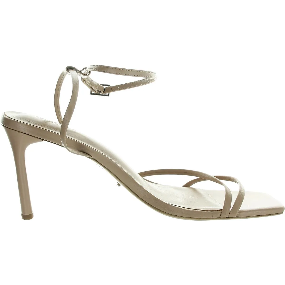 Womens Buckle Leather Ankle Strap