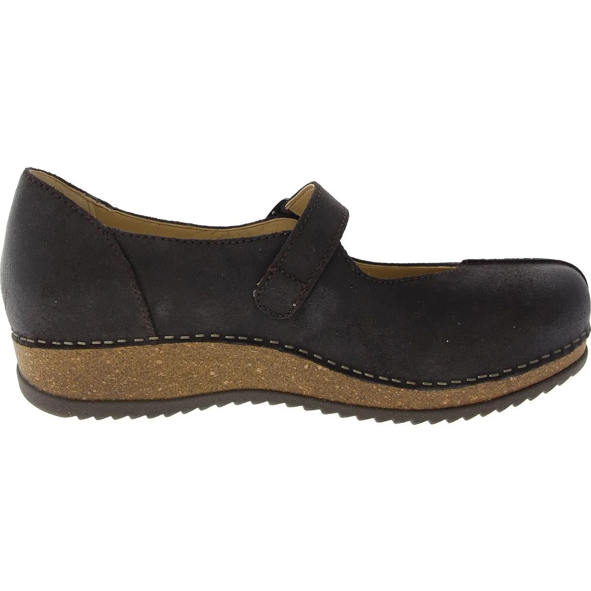 Womens Buckle Manmade Clogs